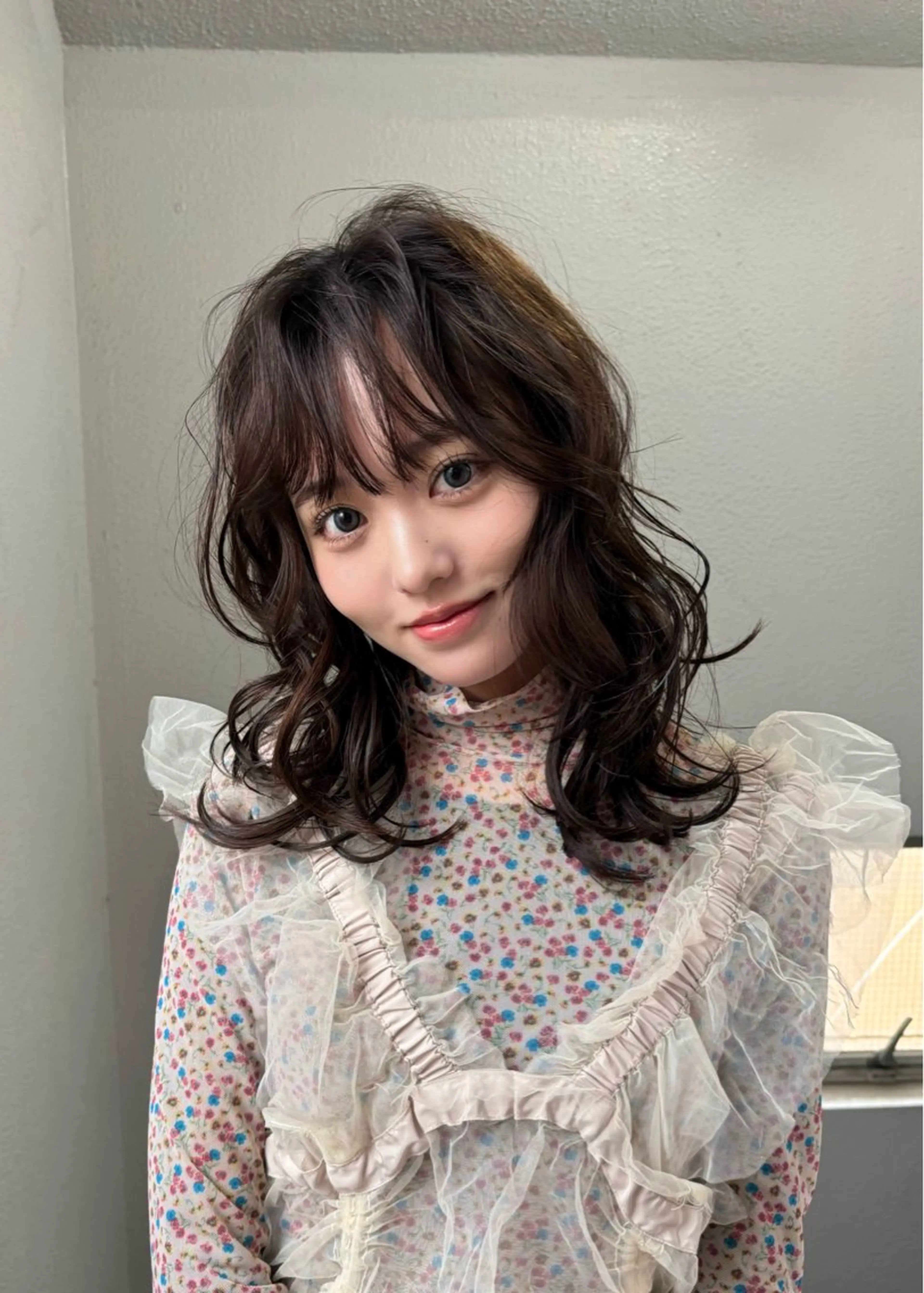 セミロング カラー kaze代官山 🪽kanameのヘアスタイル