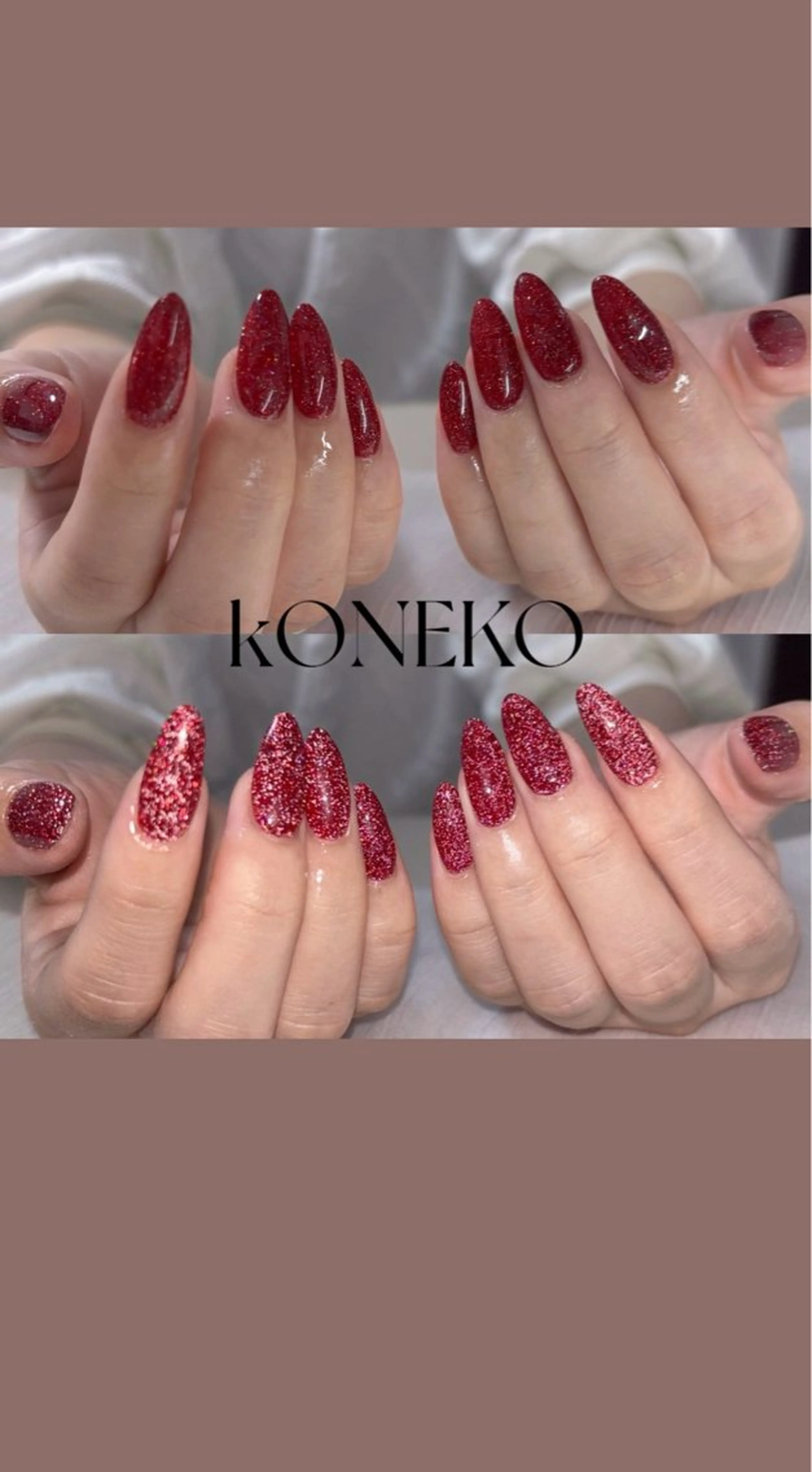 ネイル ハンドネイル コネコネイルサロン モデル用のネイルデザイン