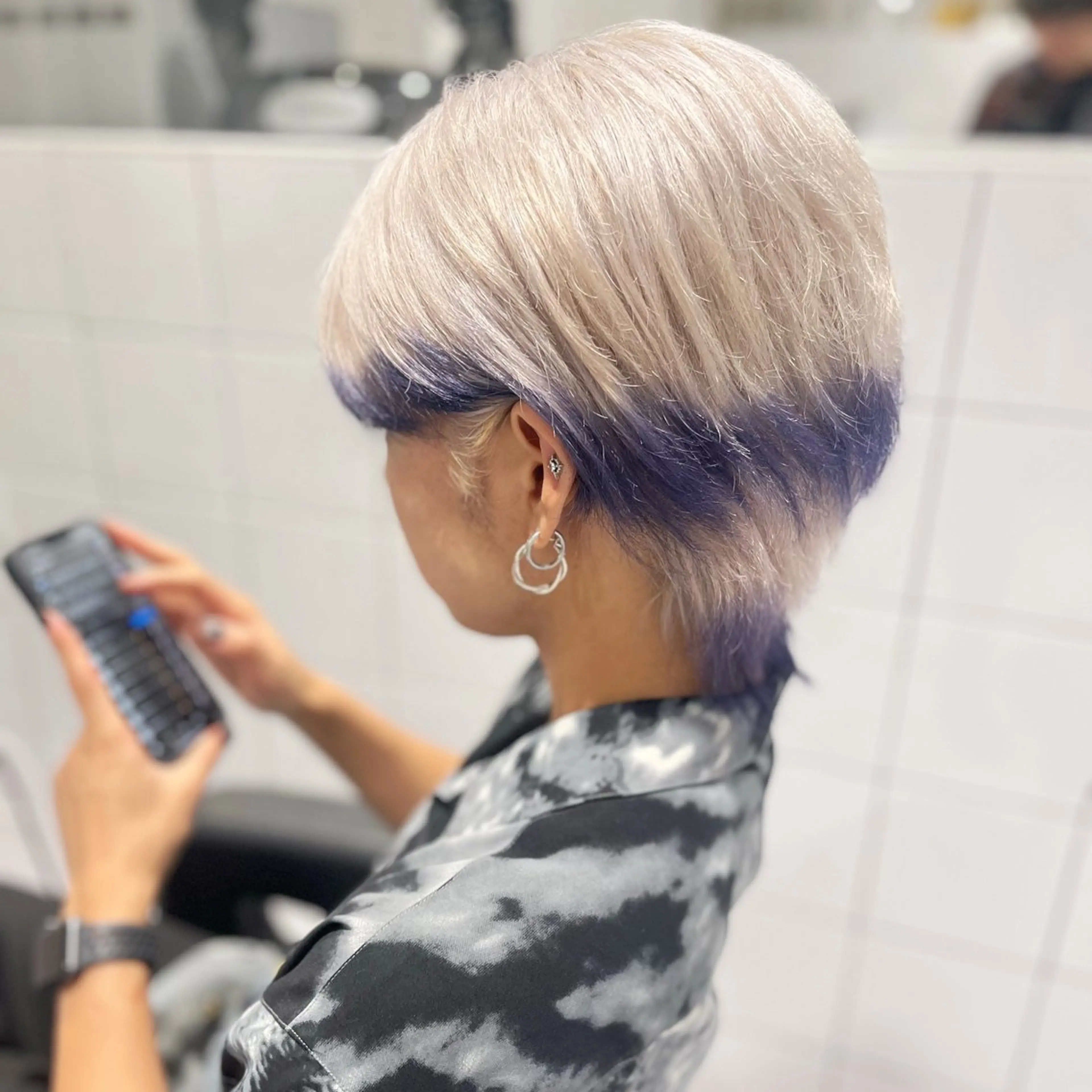 カラー メンズ 🫧うる艶トレンド 🫧透明感カラーのヘアスタイル