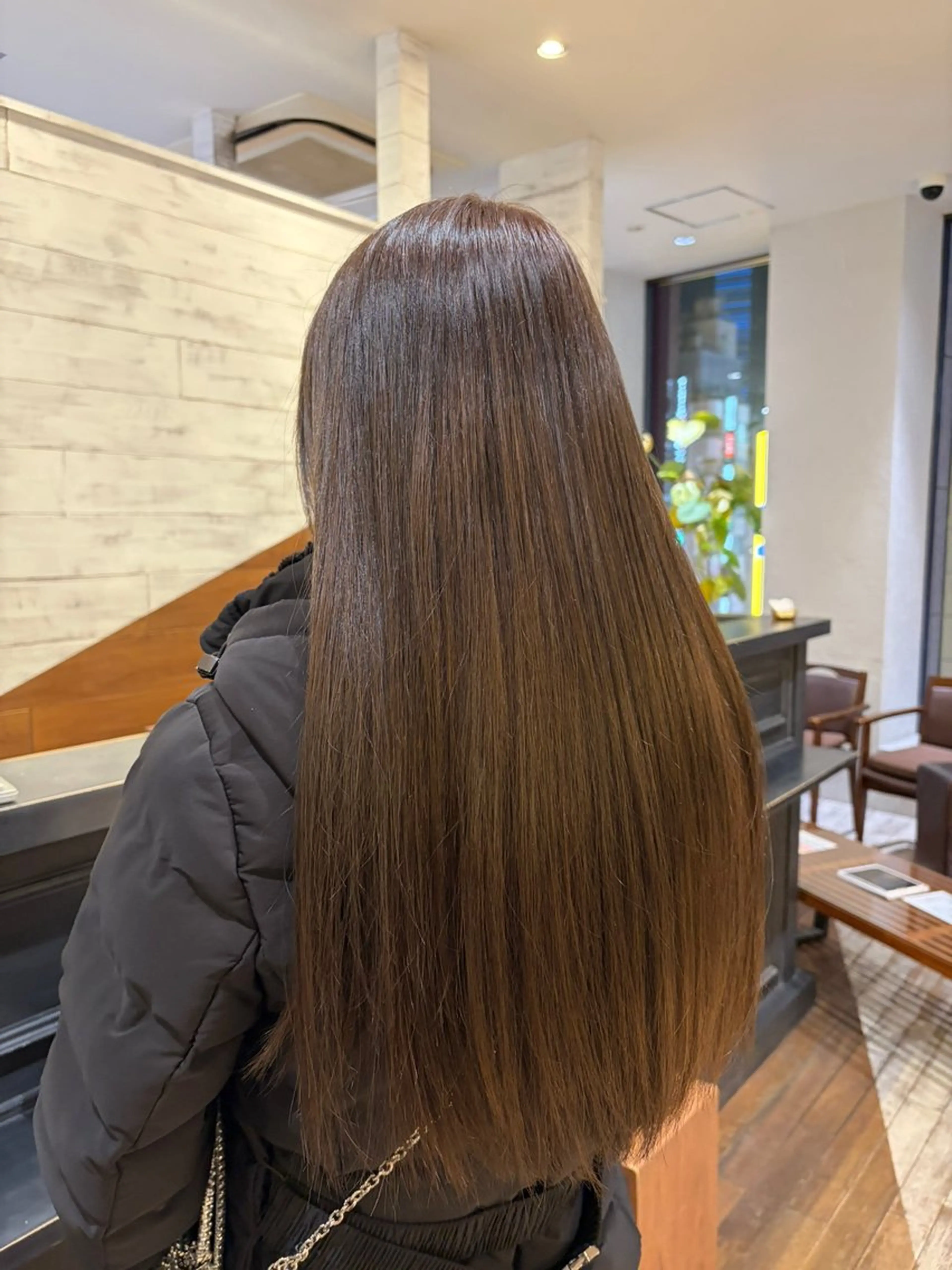 ロング カラー ヘアカラー トリートメント Un ami shibuya所属・平居 舞白のヘアスタイル