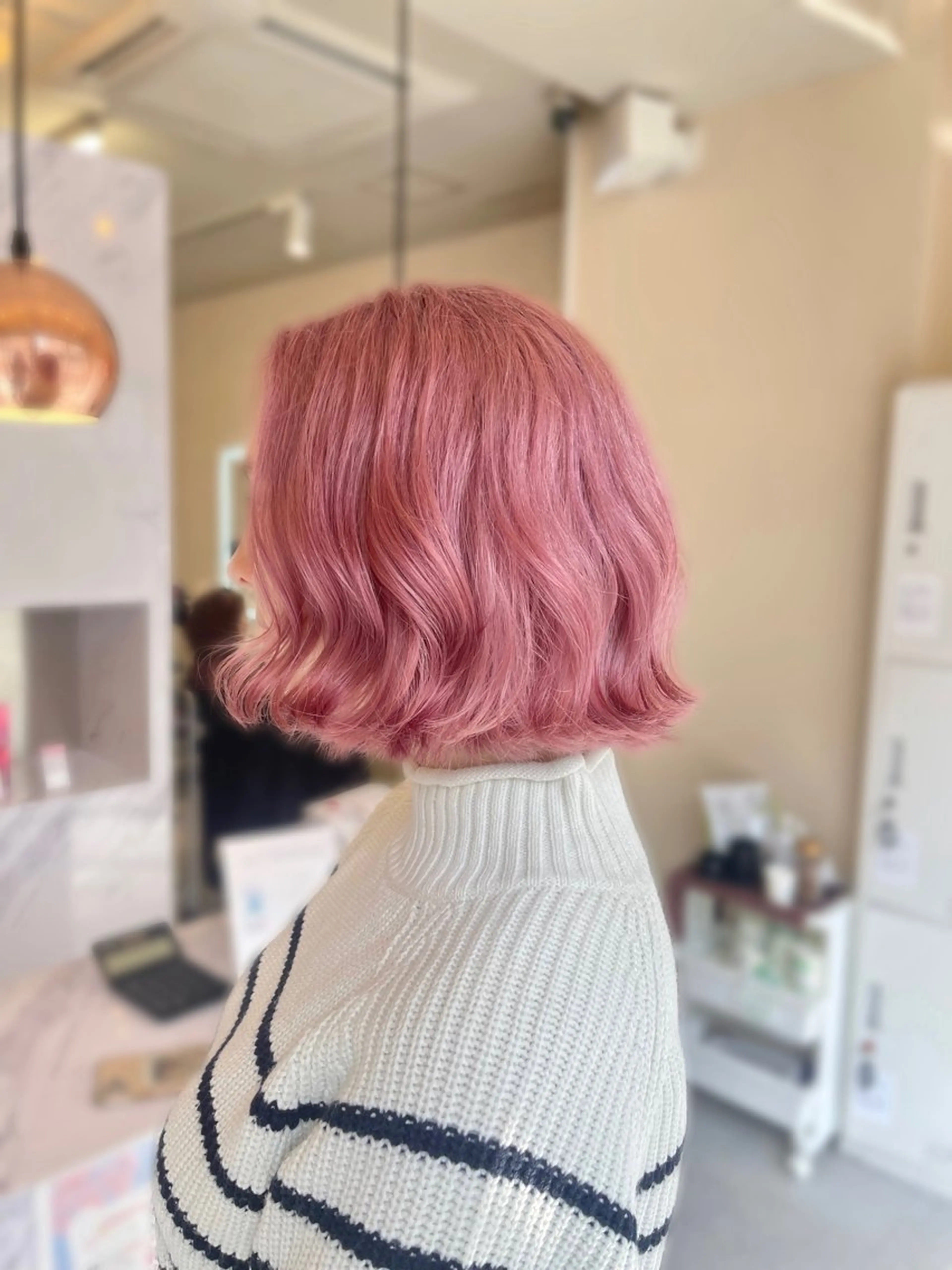 ミディアム haruna🤍 中韓mix✨のヘアスタイル