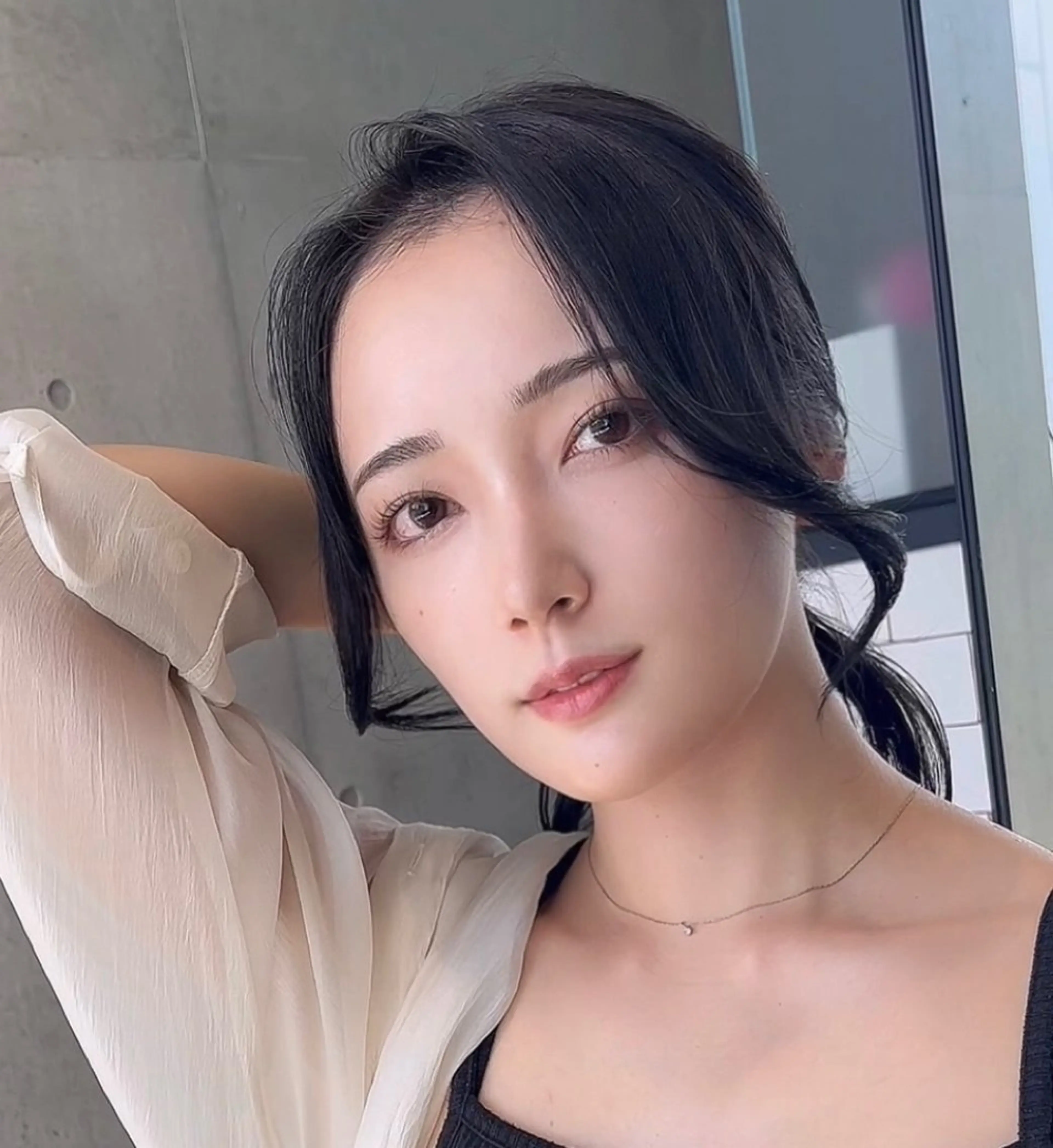 ロング カラー カット ヘアカラー トリートメント 🌫️大人韓国ヘア 🌫️naoyaのヘアスタイル