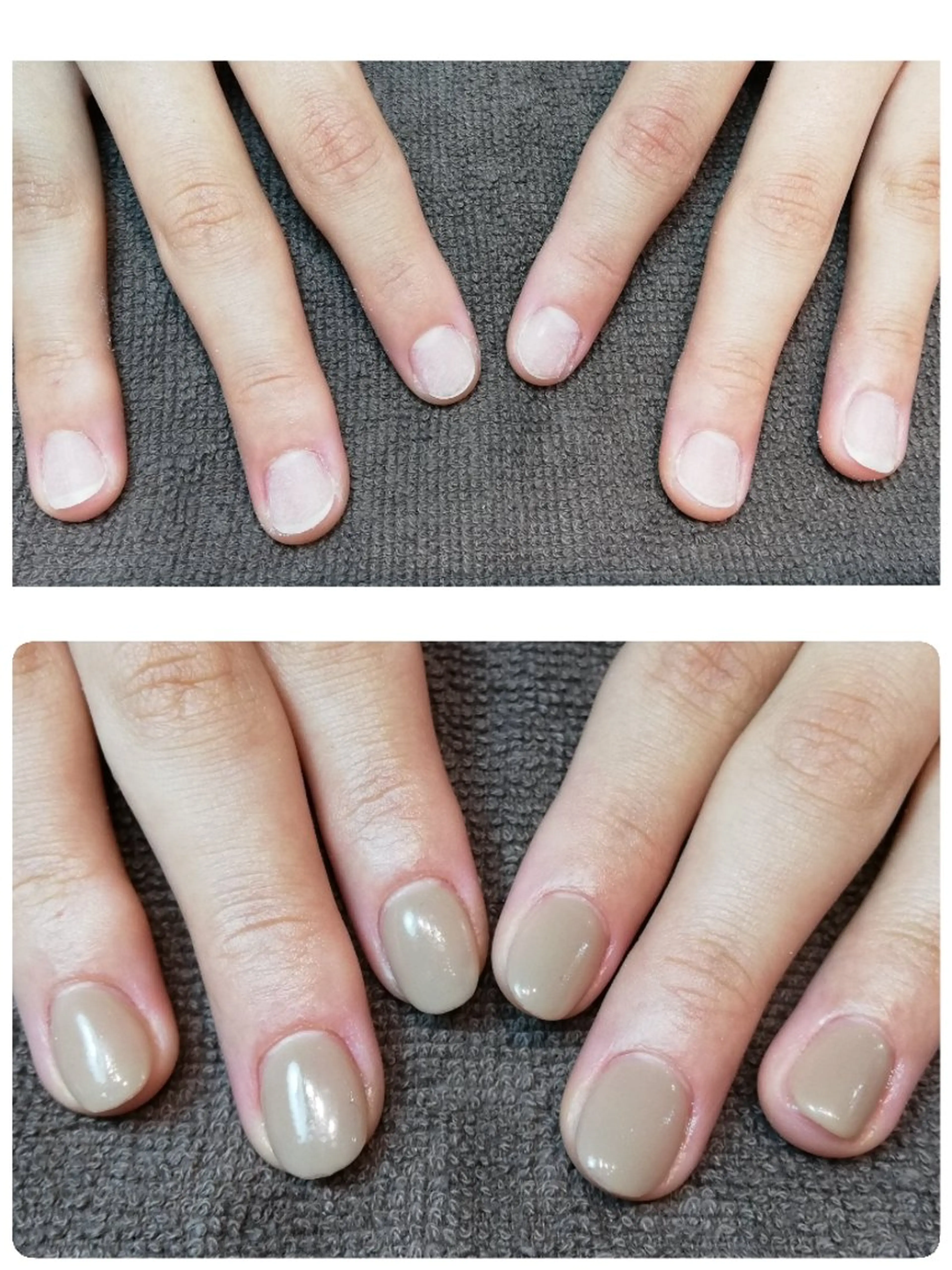 ネイル ワンカラーネイル シンプルネイル ハンドネイル ハンドケア 深爪矯正/爪育成ケア manie nailのネイルデザイン