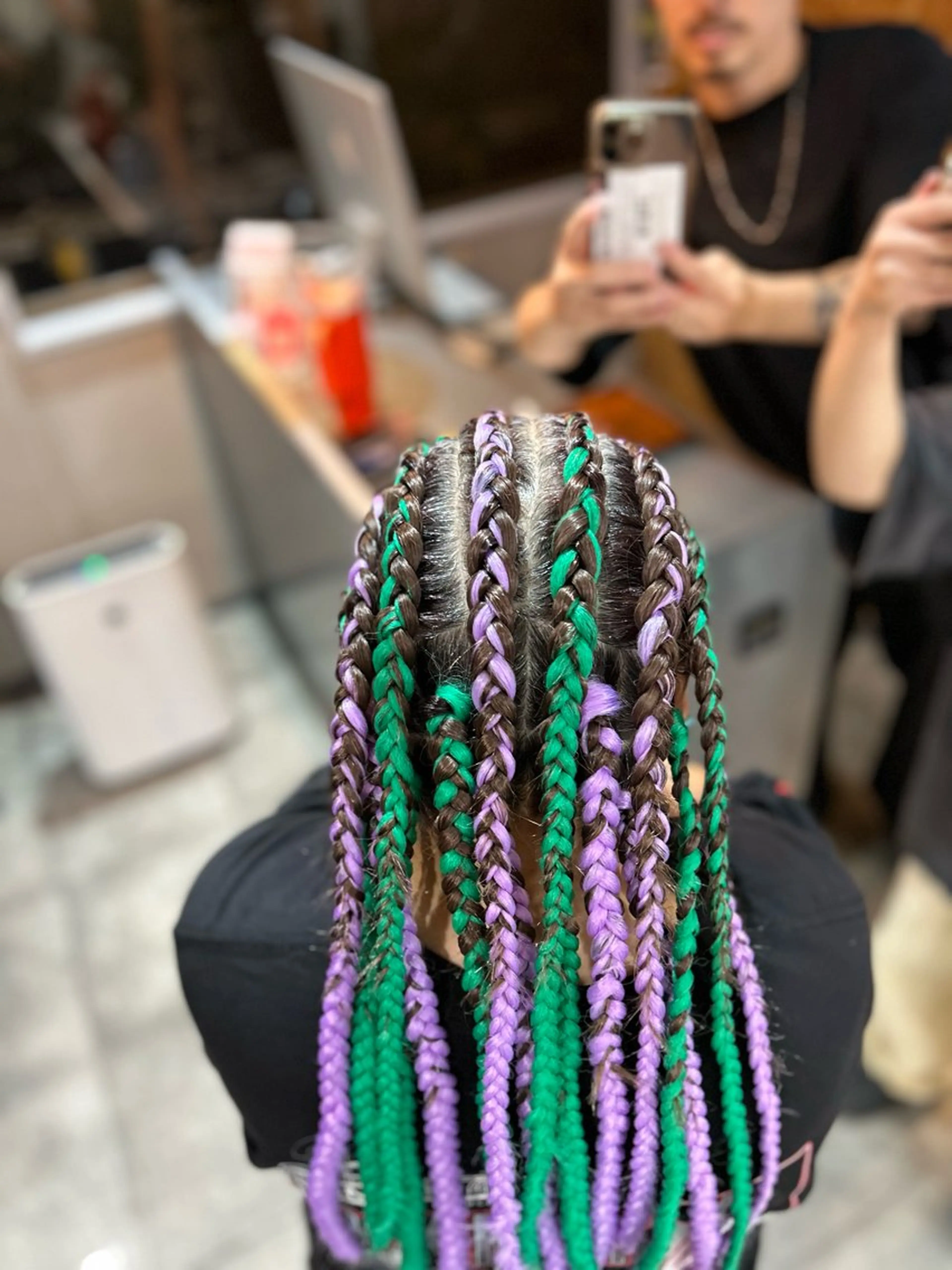 ロング ヘアアレンジ エクステ ブラックヘア🧜‍♂ 😈itsuki👿のヘアスタイル