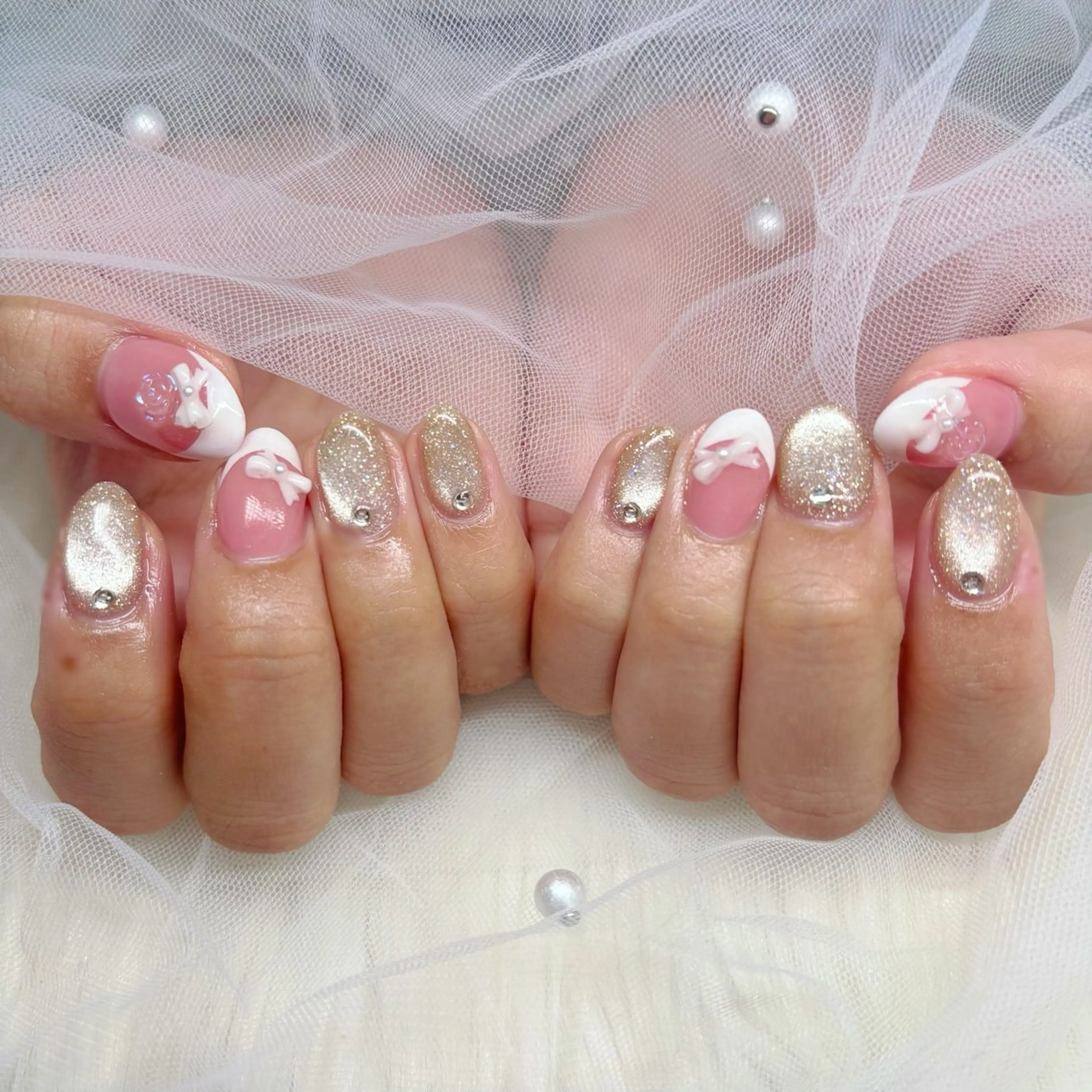 ネイル ハンドネイル Yuna🩵 RE:N.Nailのネイルデザイン