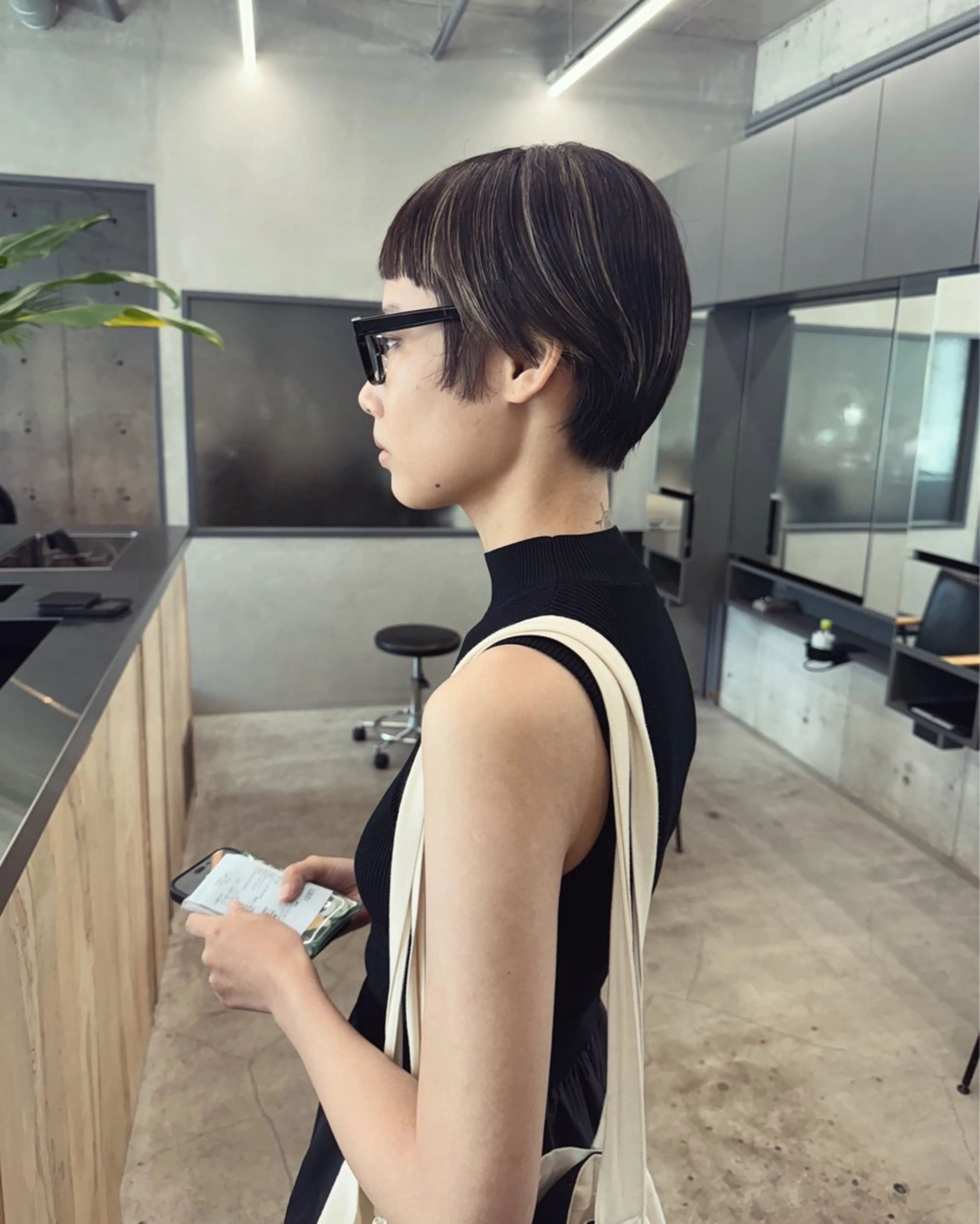 ショート カラー バレイヤージュ ハイライトカラー ハイライト レイヤーカット ヘアカラー 🌈前田 潤 /ショート/似合わせのヘアスタイル