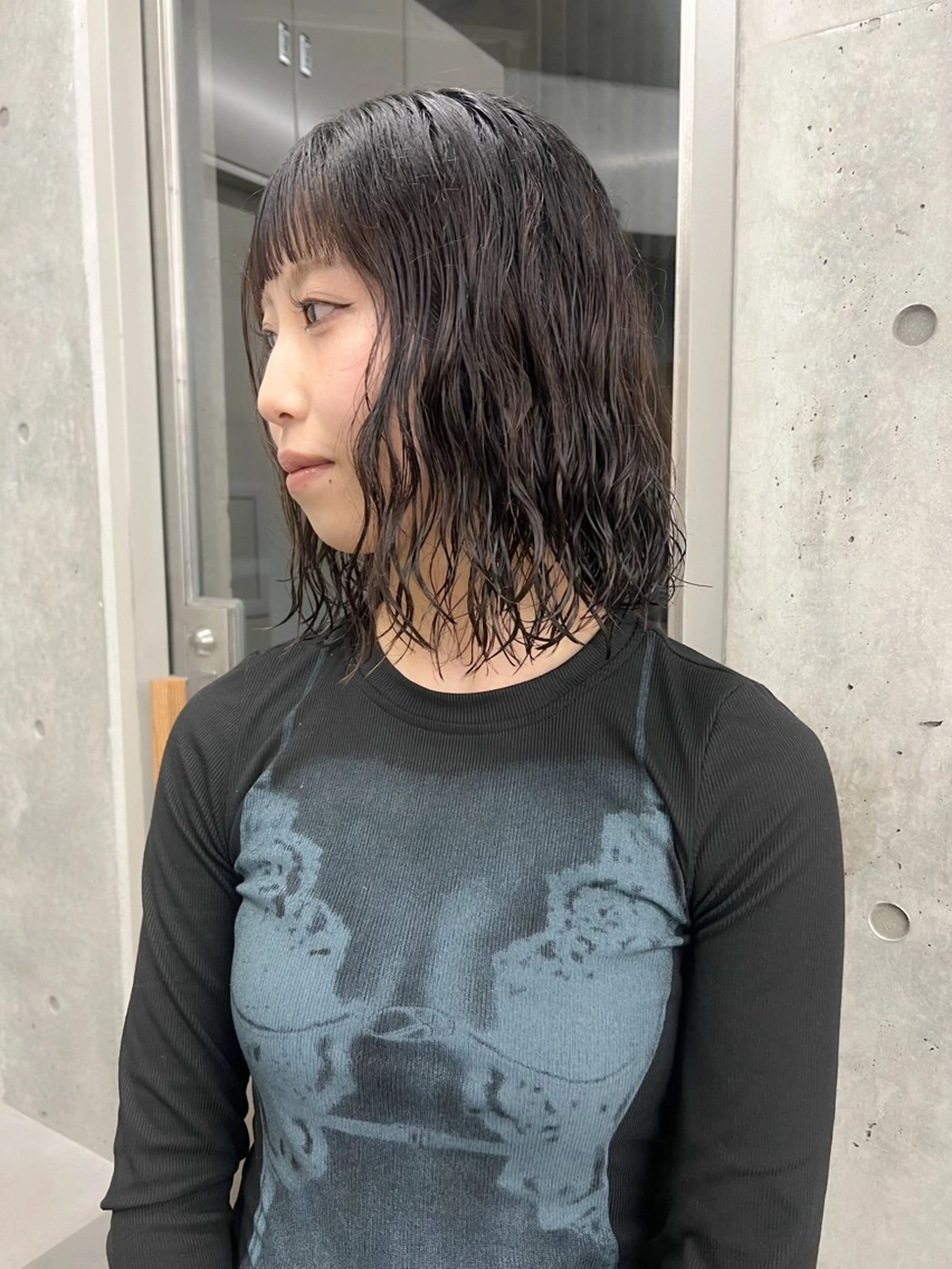 ミディアム パーマ カット トリートメント レイヤー/パーマ 🐕‍🦺Nagiのヘアスタイル