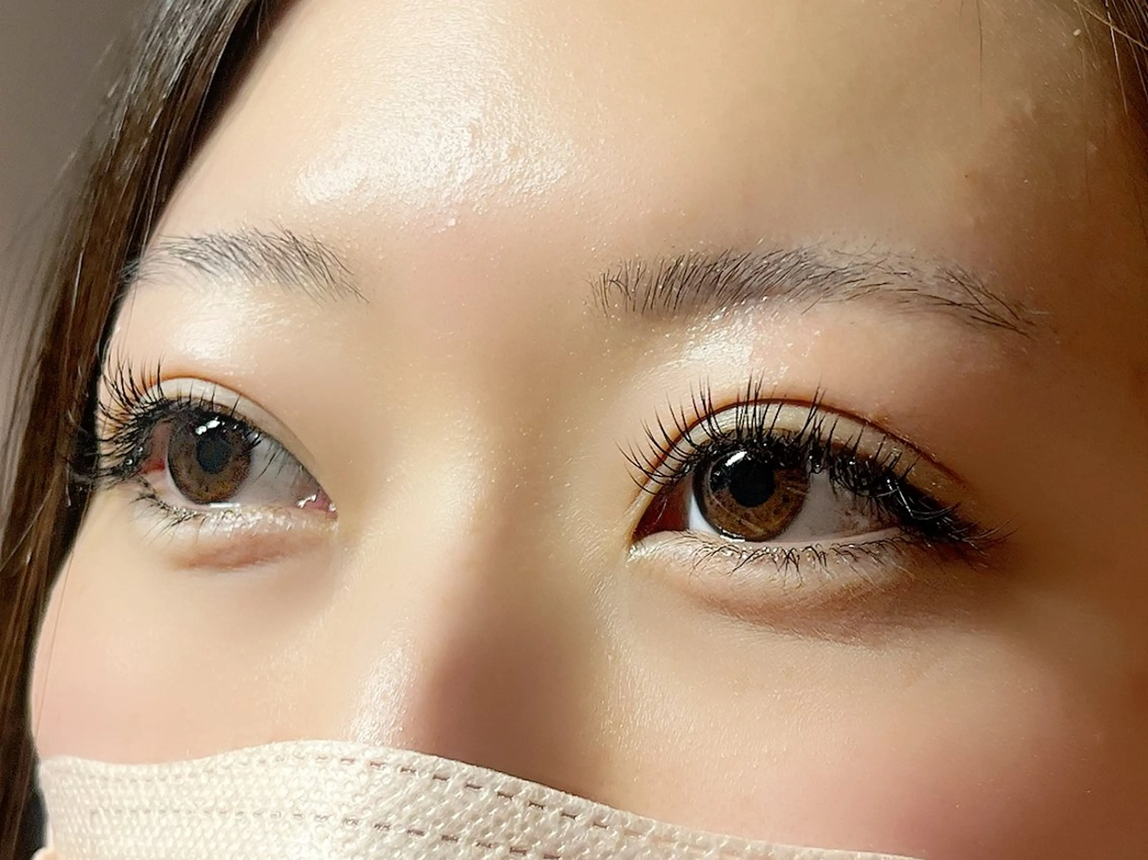 《LEDエクステ》フラットラッシュ100本の写真