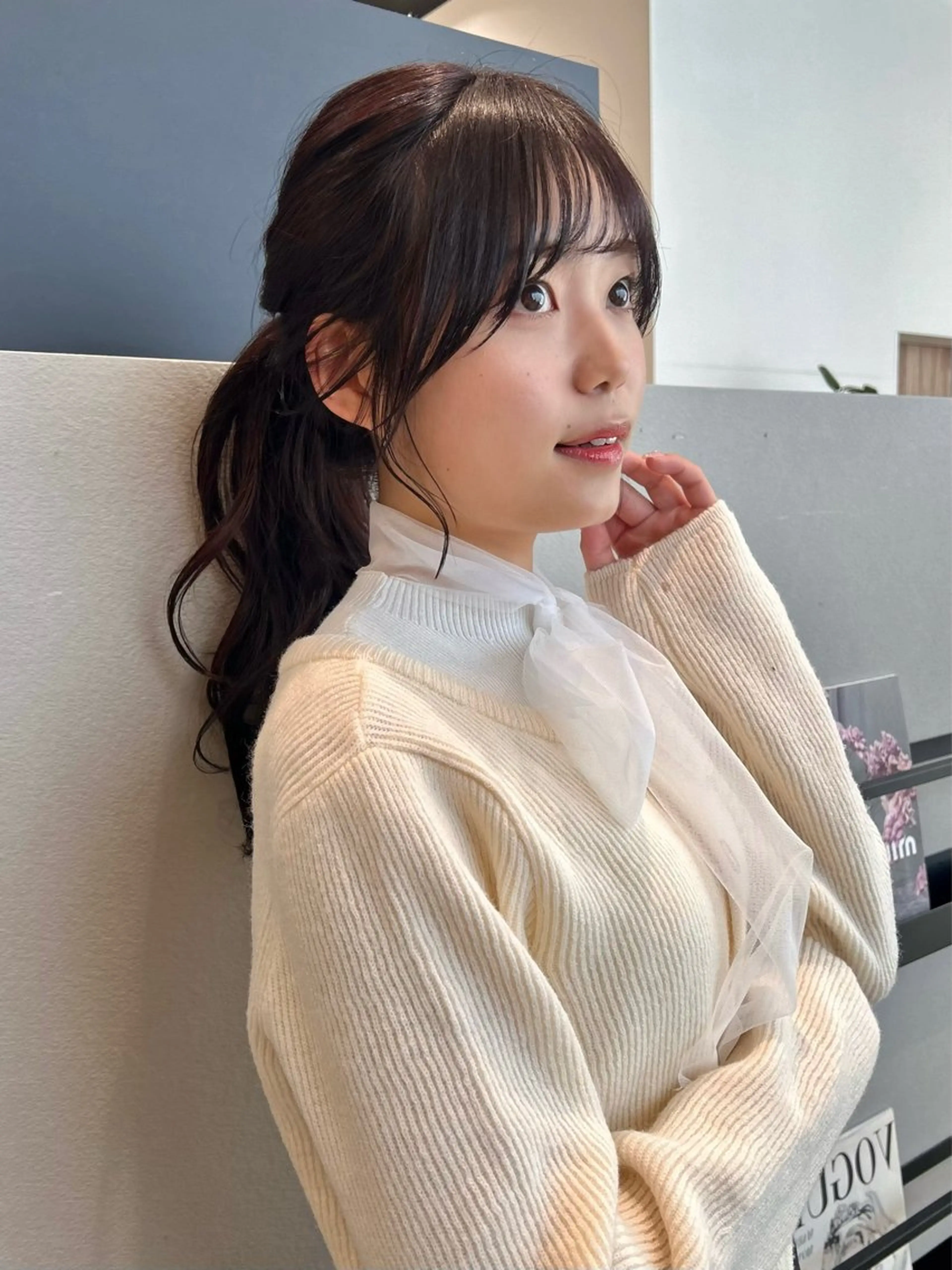 ロング カラー カット ヘアカラー ktwo☆ 暗艶髪☆姫野琳のヘアスタイル