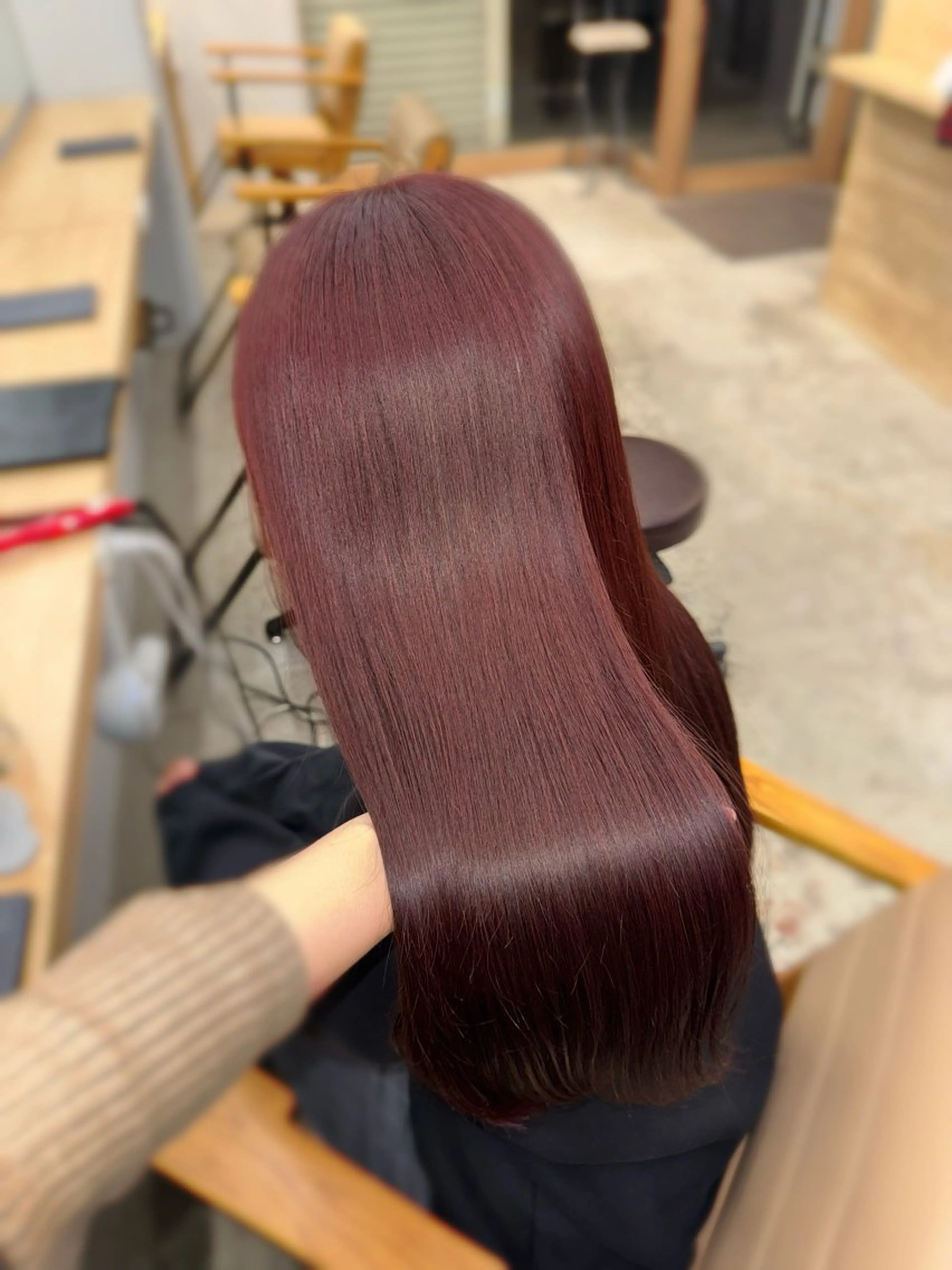 ロング カラー ヘアカラー トリートメント ヘアセット ブリーチ/艶カラー/ sakura❤︎のヘアスタイル