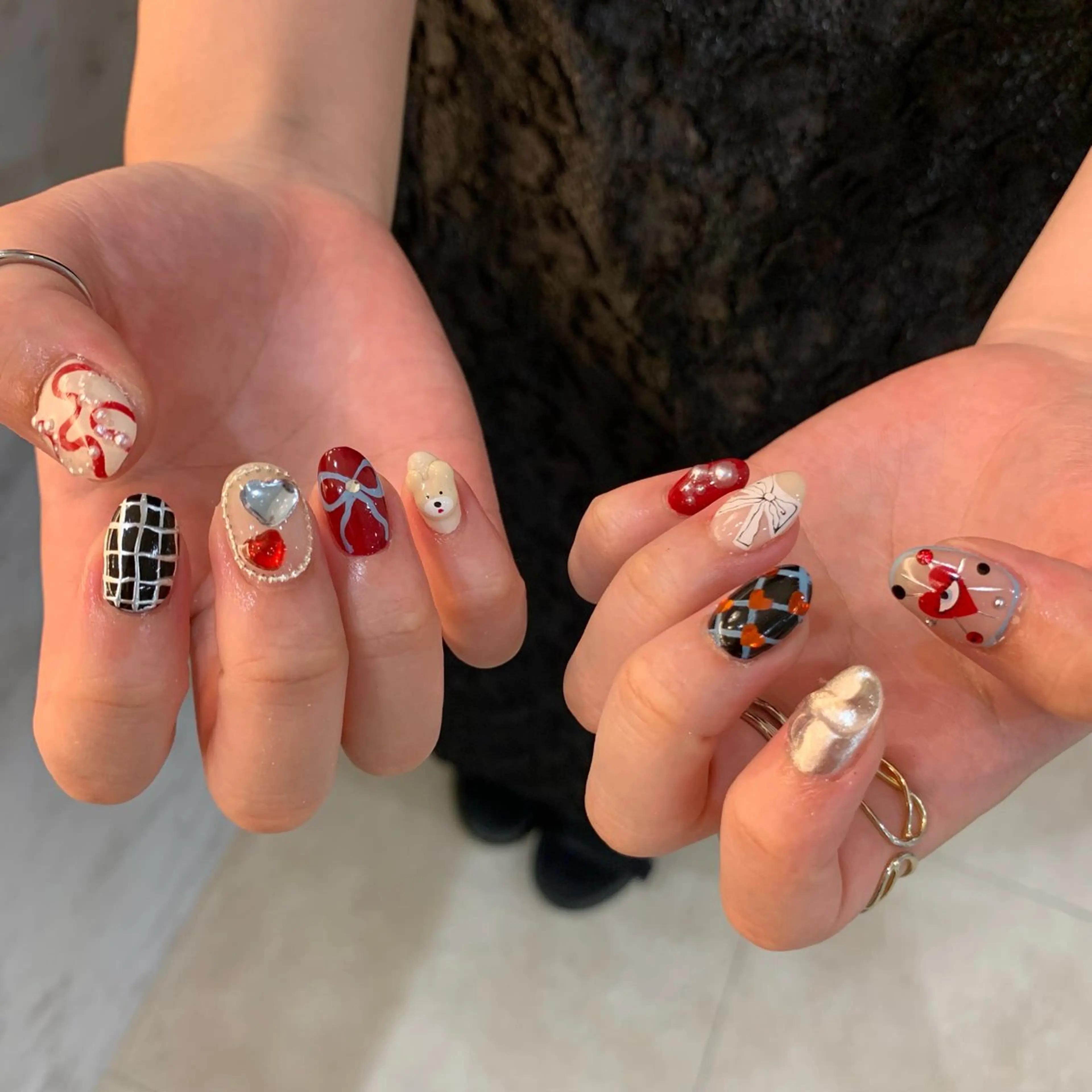 ネイル ハンドネイル フットネイル ゆびノさき茨木店 ニュアンス/アートのネイルデザイン