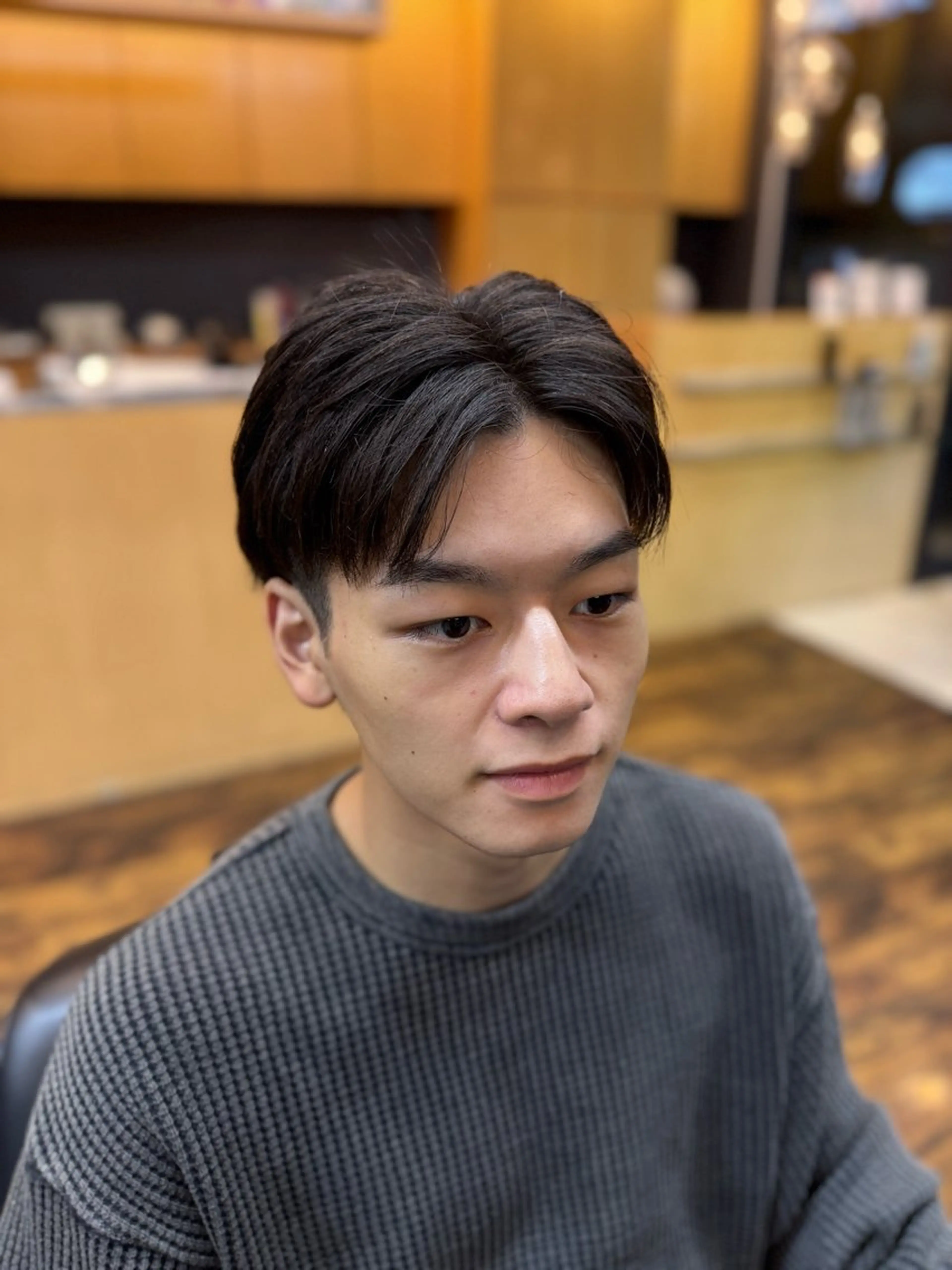 ミディアム カット KEEN  creative hair所属・齊藤/メンズカット/ 溝の口/バーバーのヘアスタイル