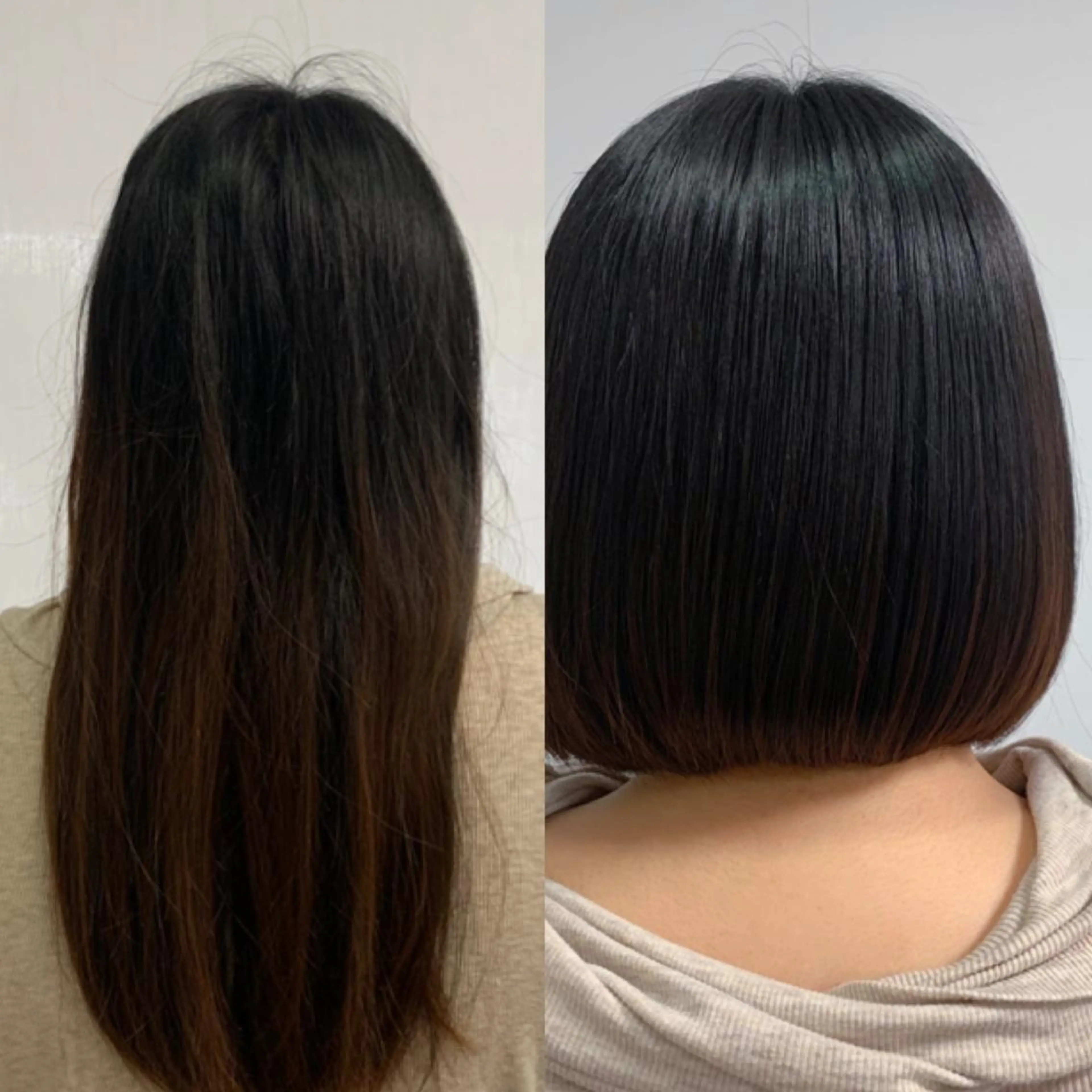 ミディアム ボブ トリートメント ウスイマイコ カット/ケアカラーのヘアスタイル