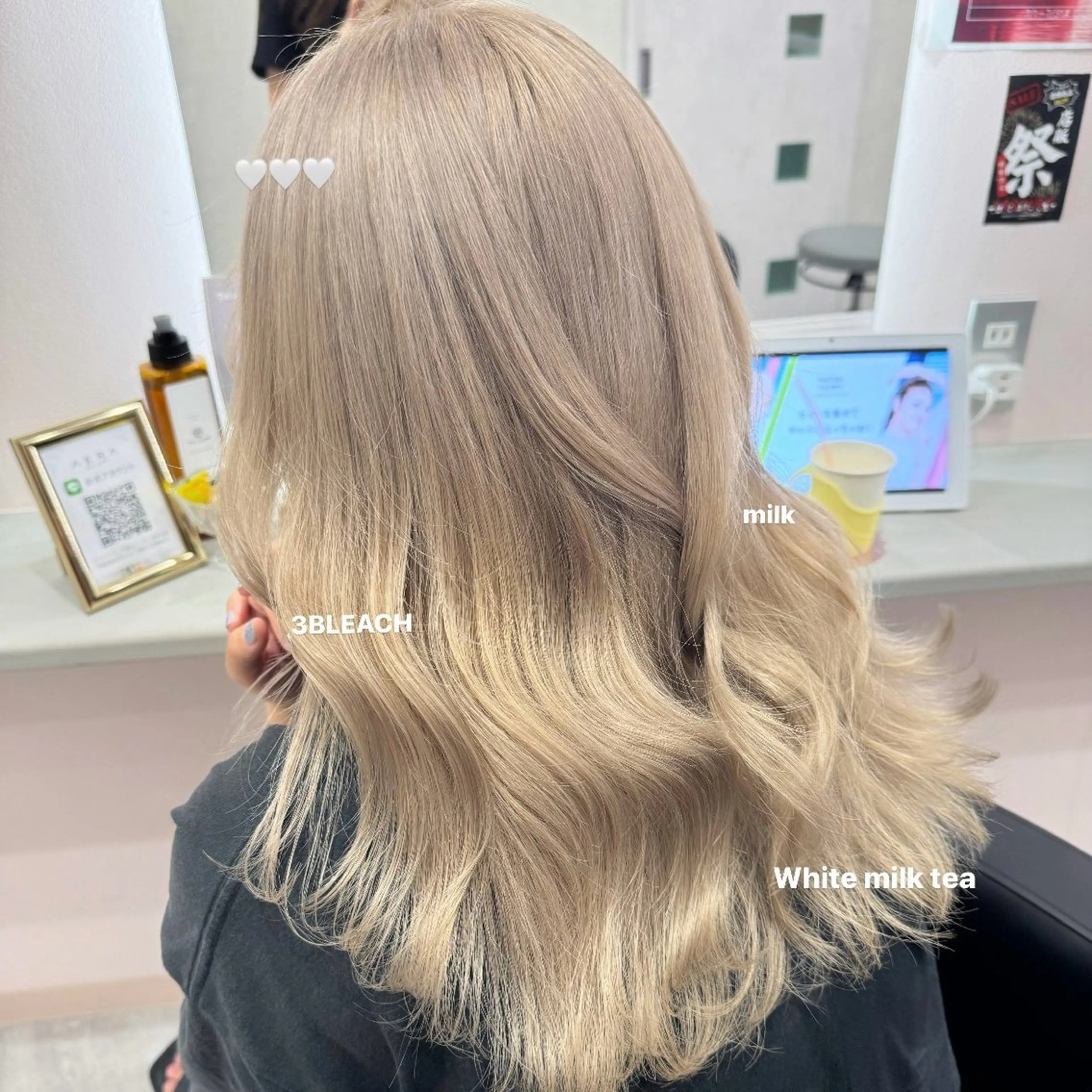 ミディアム カラー ヘアアレンジ ヘアカラー 最新艶髪トレンド¦ ヘア¦miyu🐒♡のヘアスタイル