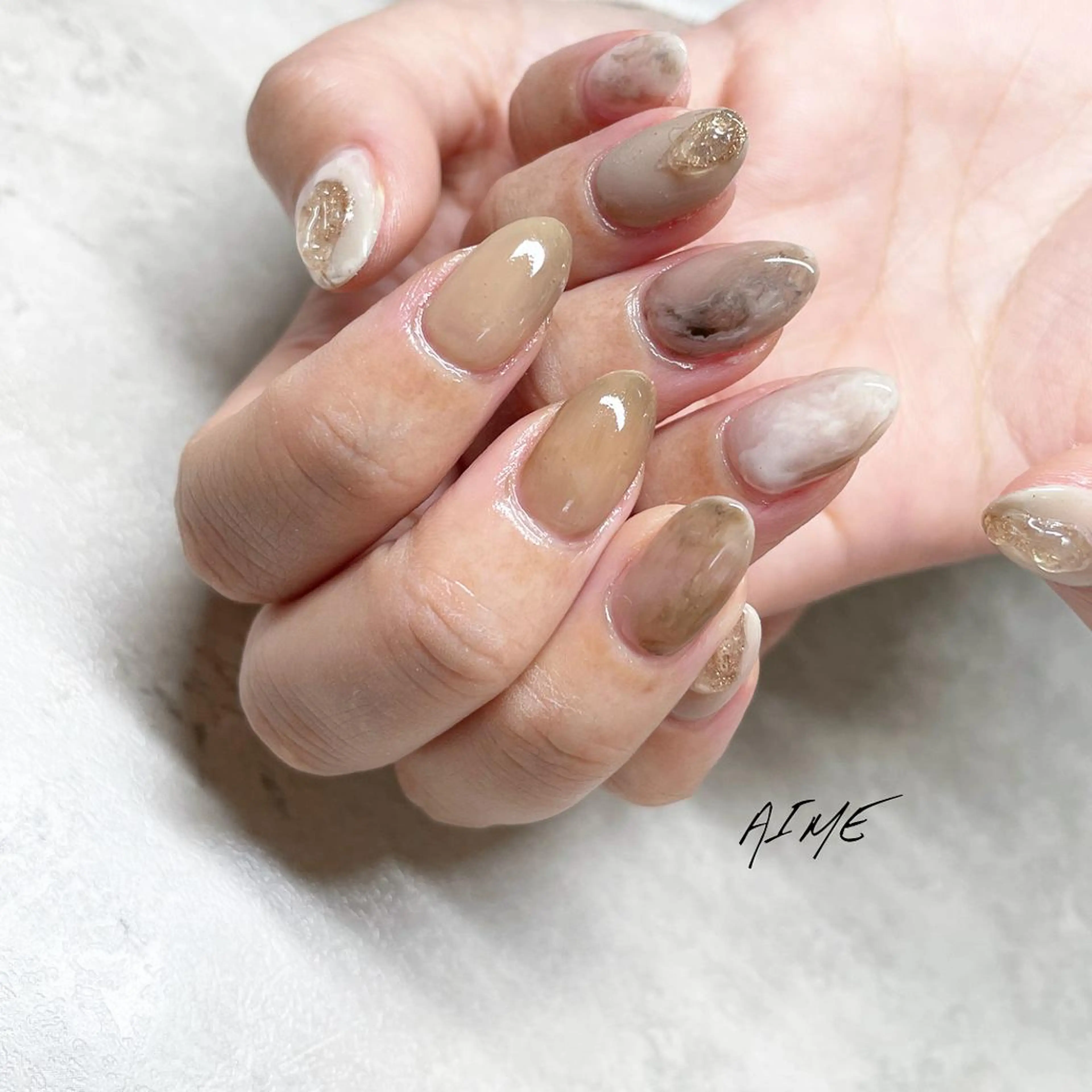 ネイル ハンドネイル AIME （momo）のネイルデザイン