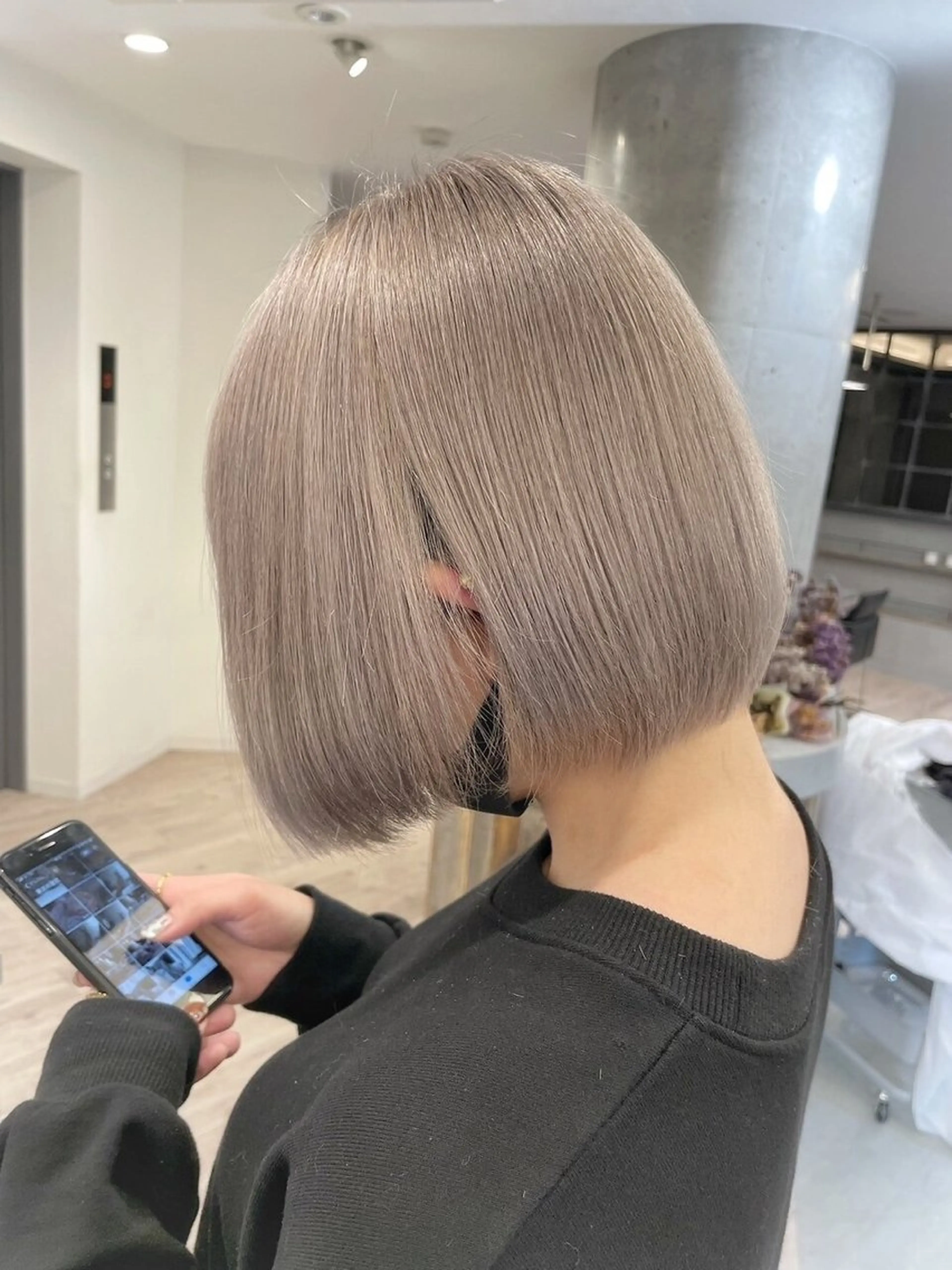 ショート ボブ ケアブリーチ🌟 ♢WATARU♢のヘアスタイル