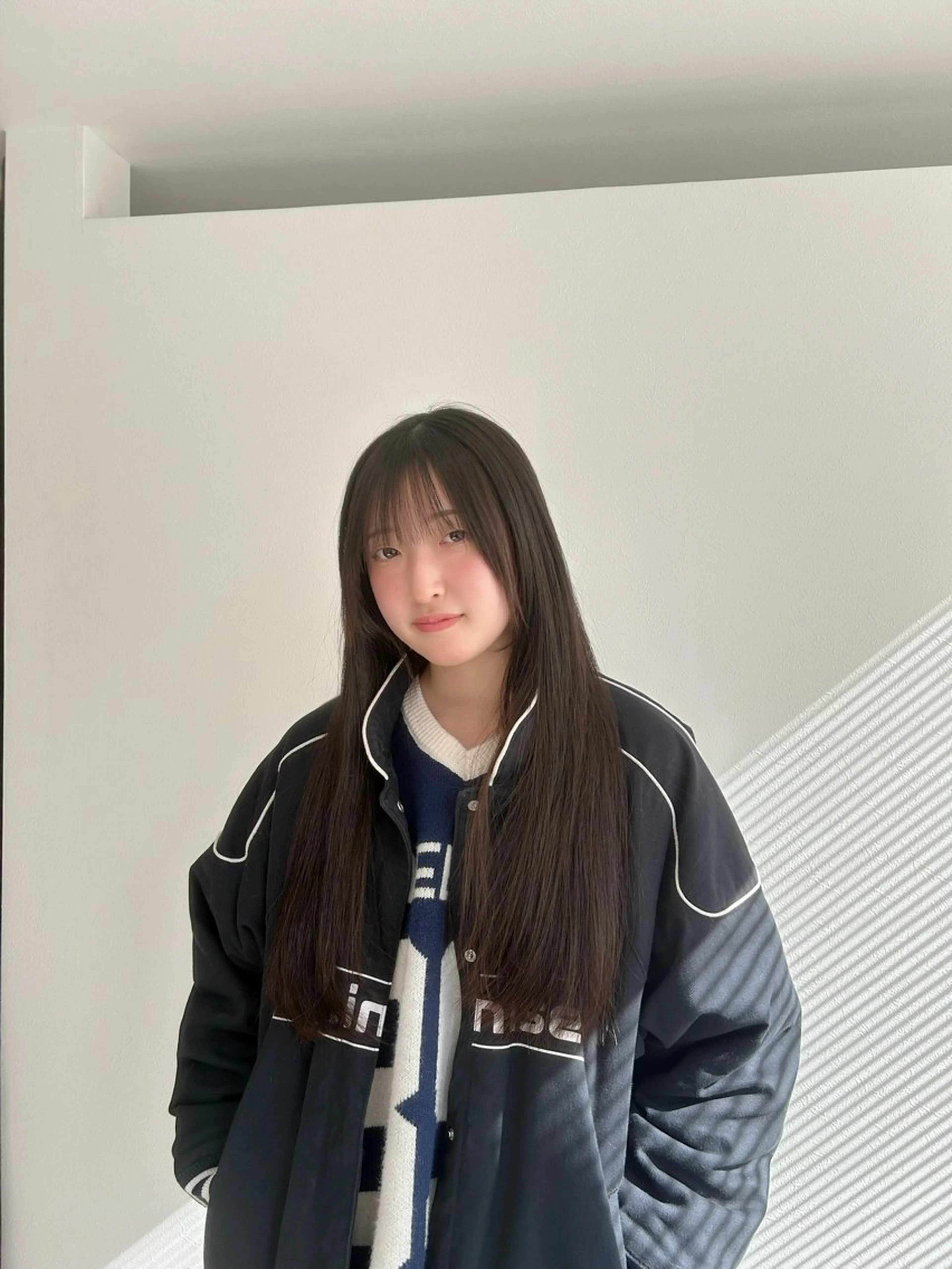 ロング 縮毛矯正 トリートメント VIVE counter所属・タナカ レイヤのヘアスタイル