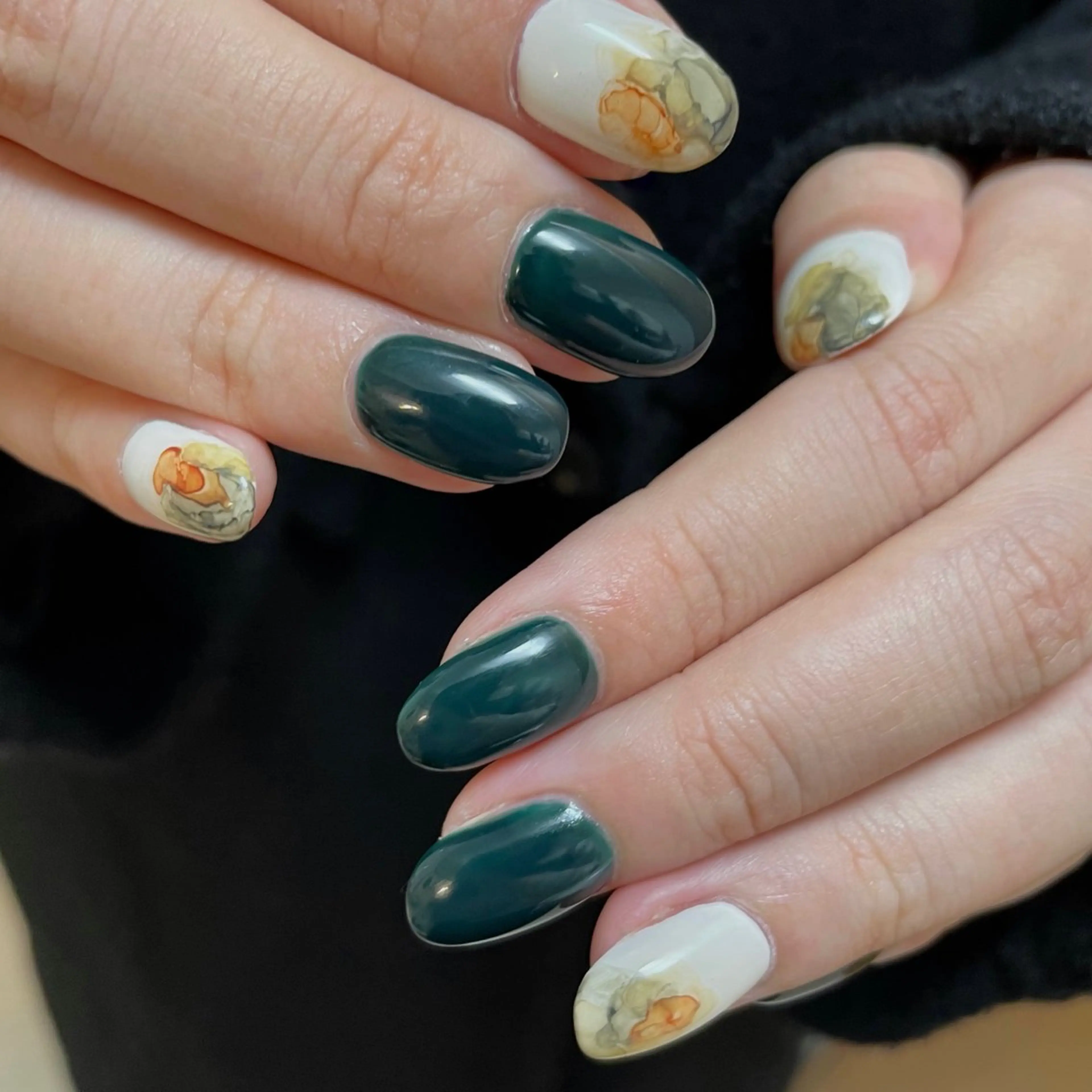 ネイル ハンドネイル カメレオン京橋🌻 草葉由佳のネイルデザイン