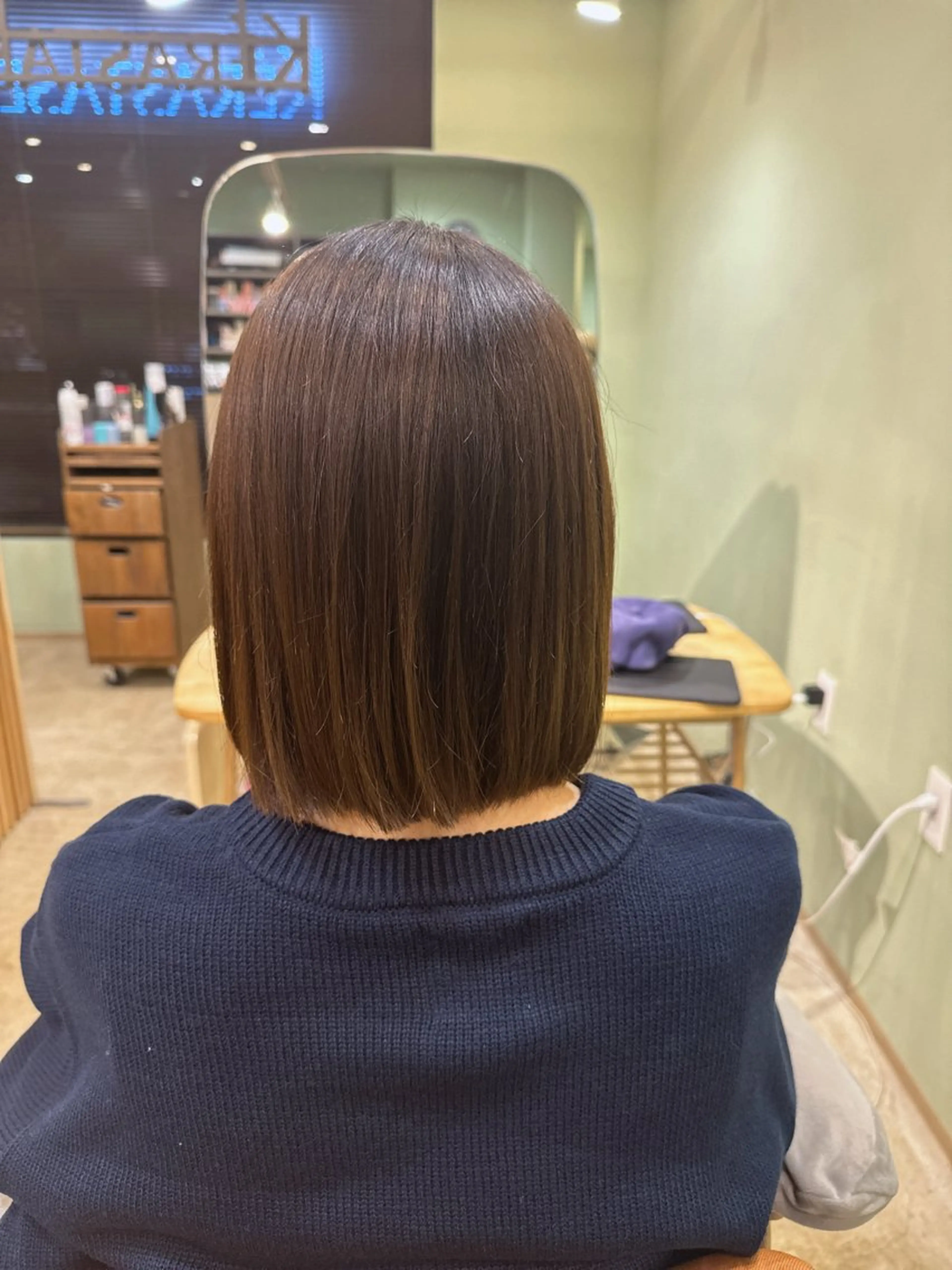 ミディアム ボブ カット OBERIO円山所属・カットモデル募集 /侑姫のヘアスタイル