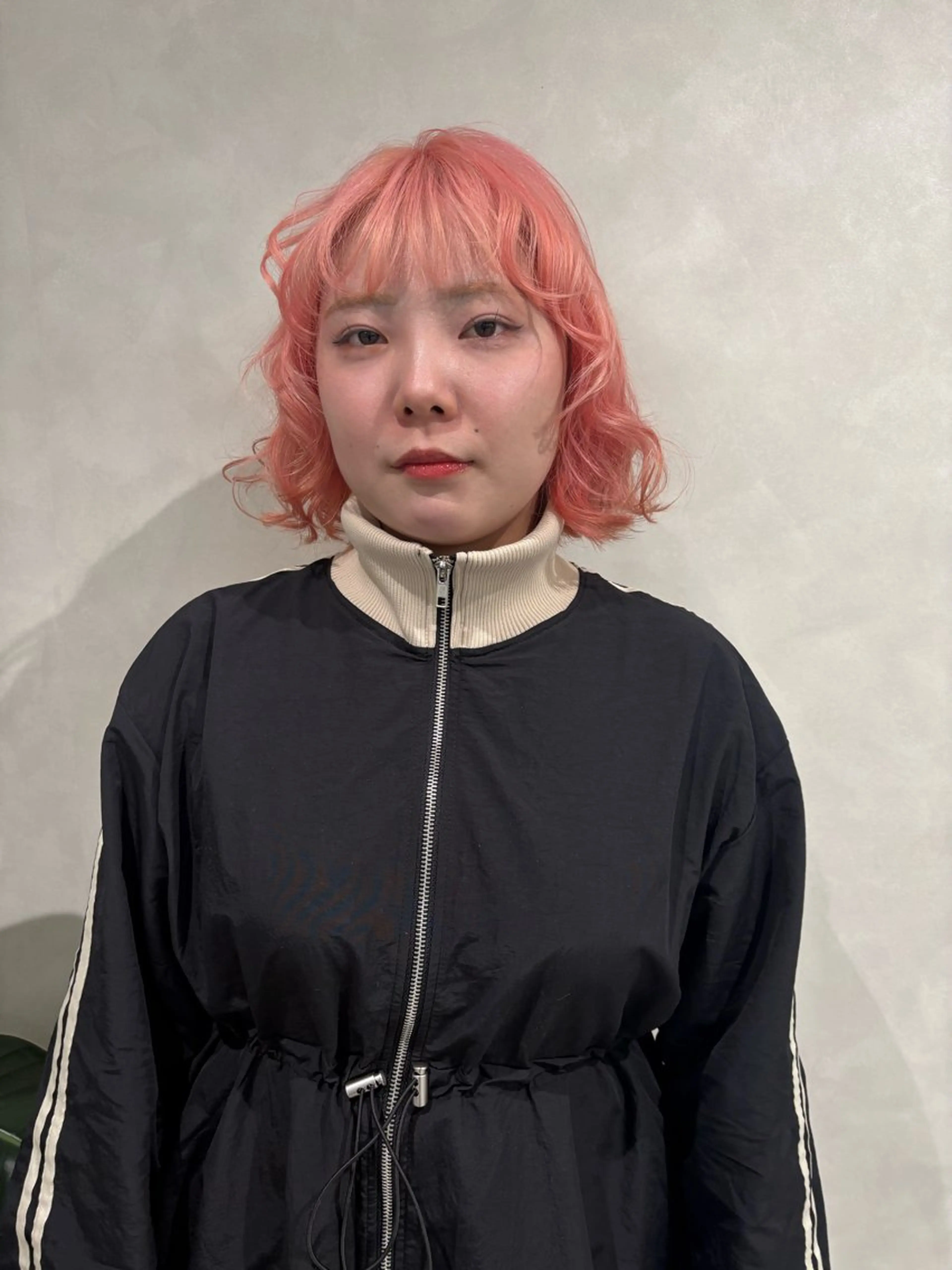 ミディアム ヘアカラー 森住 優香のヘアスタイル