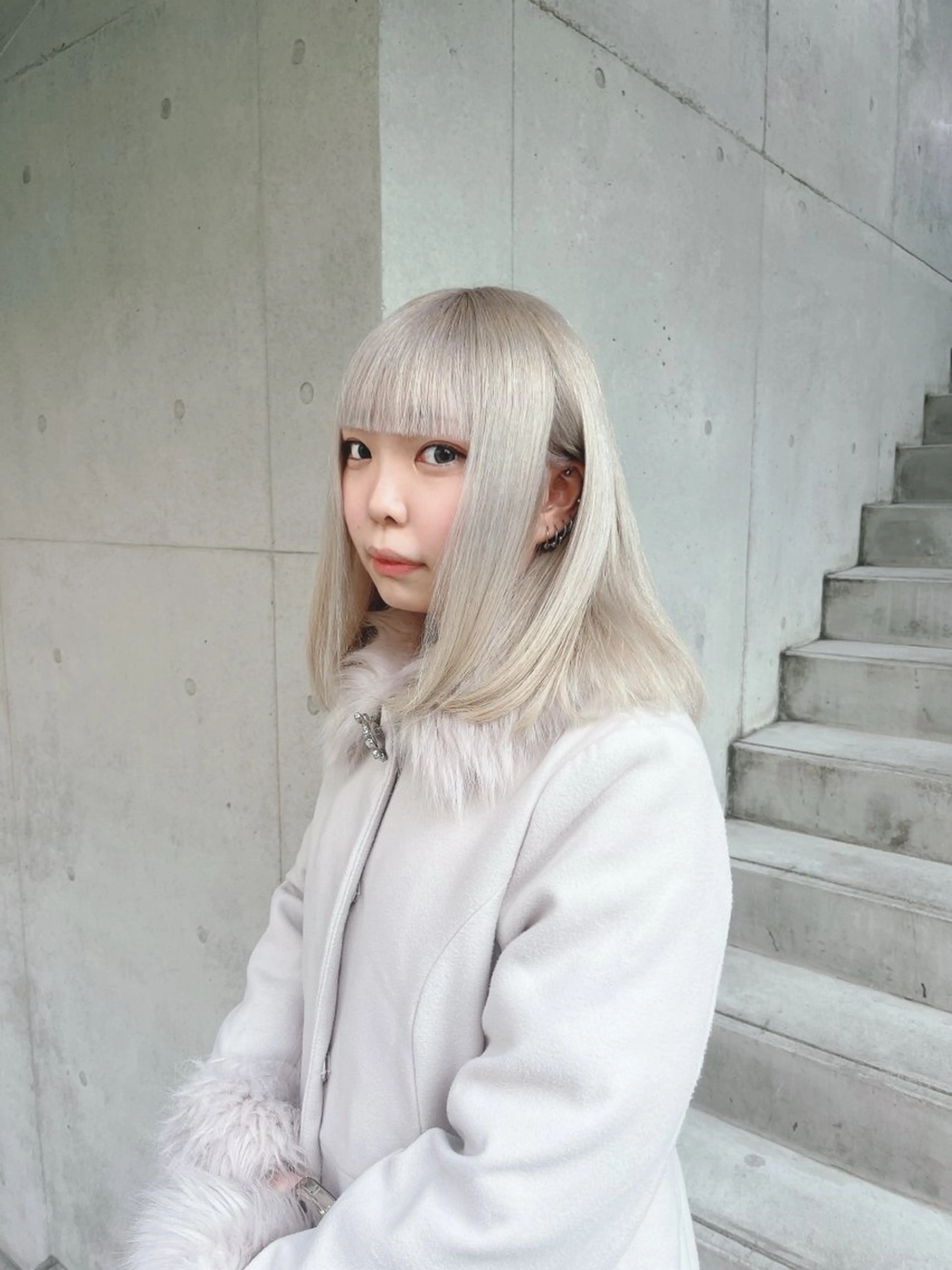 ミディアム 岩切 晴香のヘアスタイル