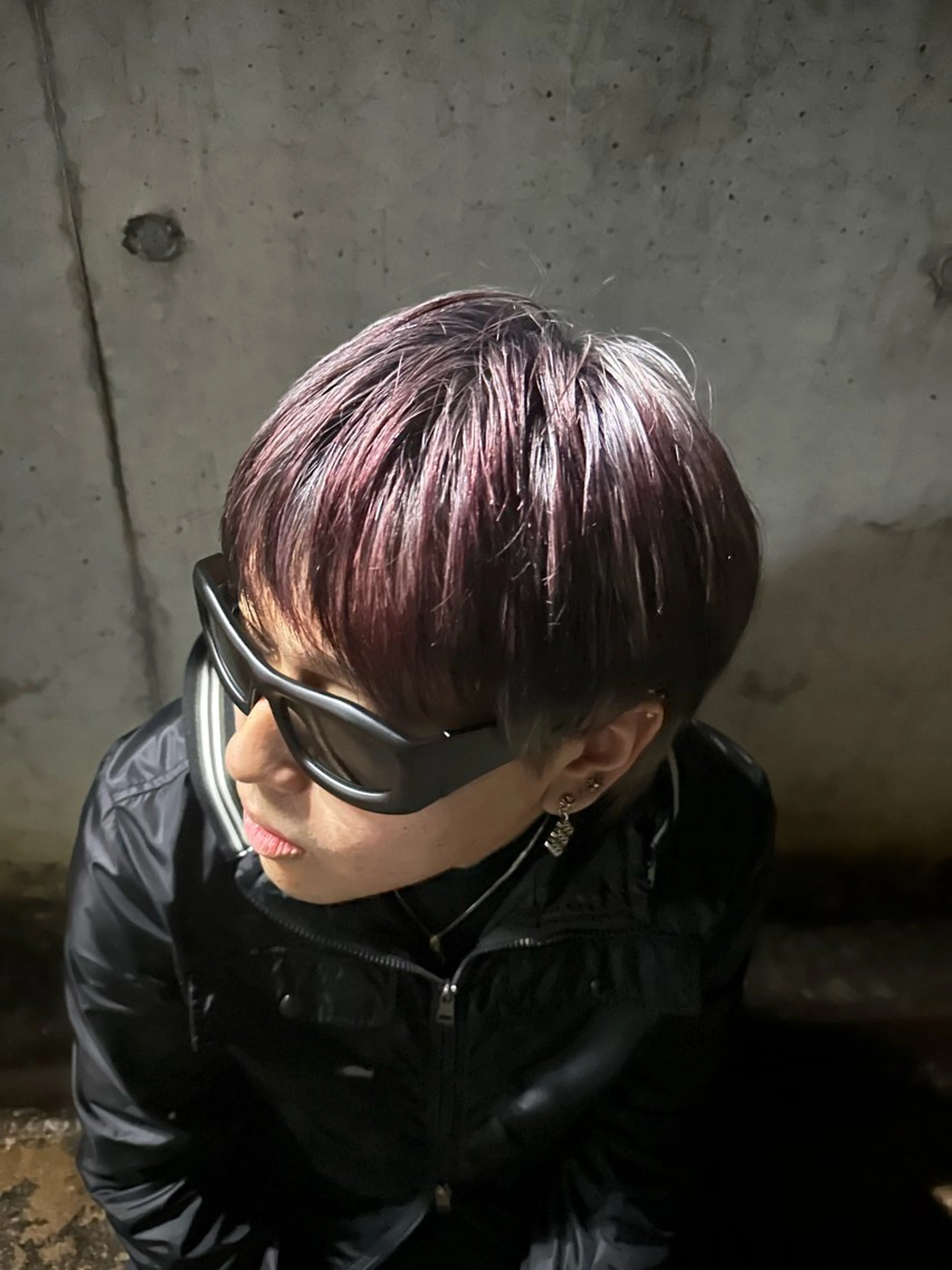 カラー メンズ 笹井 颯人のヘアスタイル