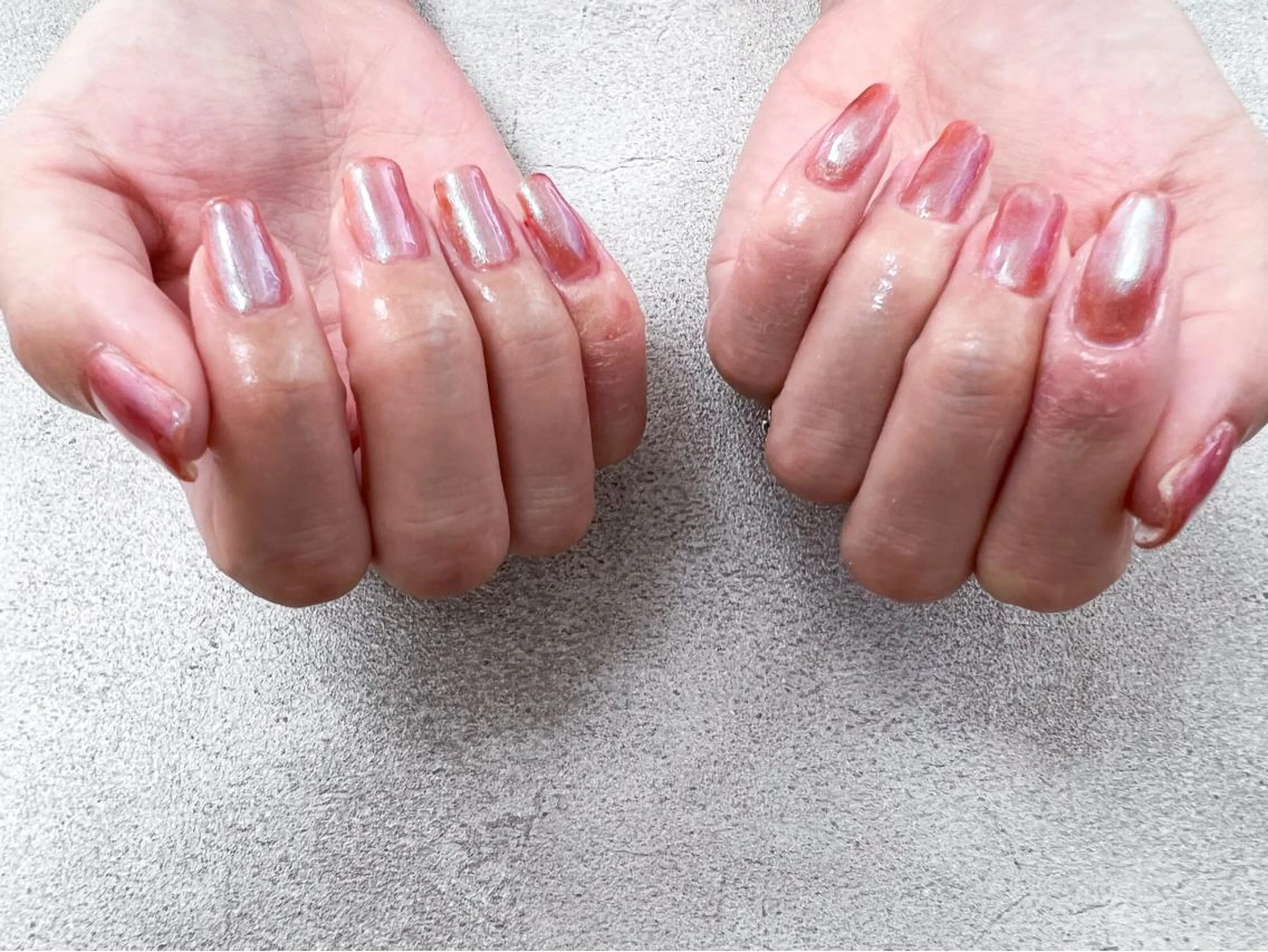 ネイル ワンカラーネイル ハンドネイル Mogu nail 二子玉川のネイルデザイン