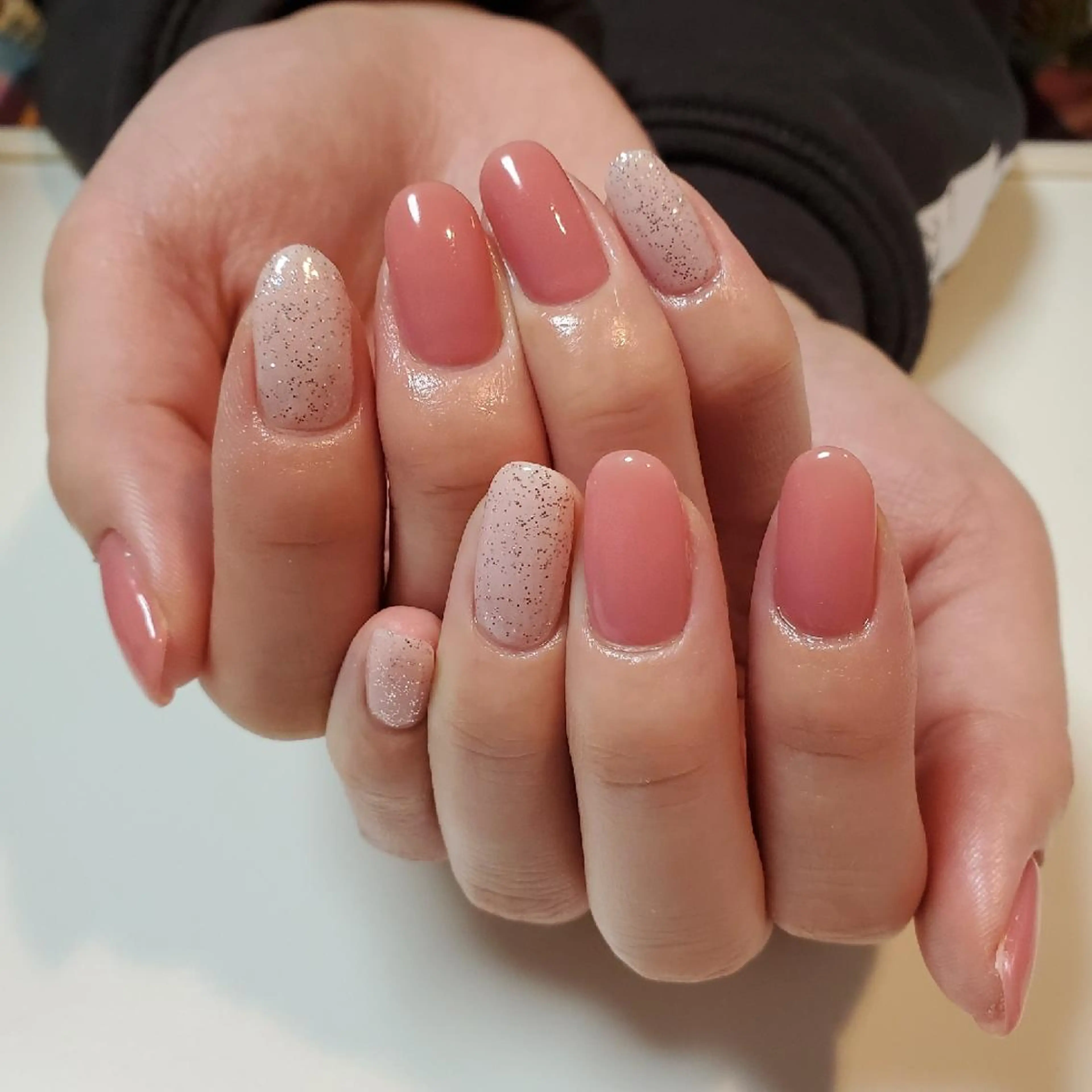 ネイル ワンカラーネイル ピンク 春ネイル ネイル＆フットケアサロンアイアムアイ所属・ネイリスト モリシタのネイルデザイン