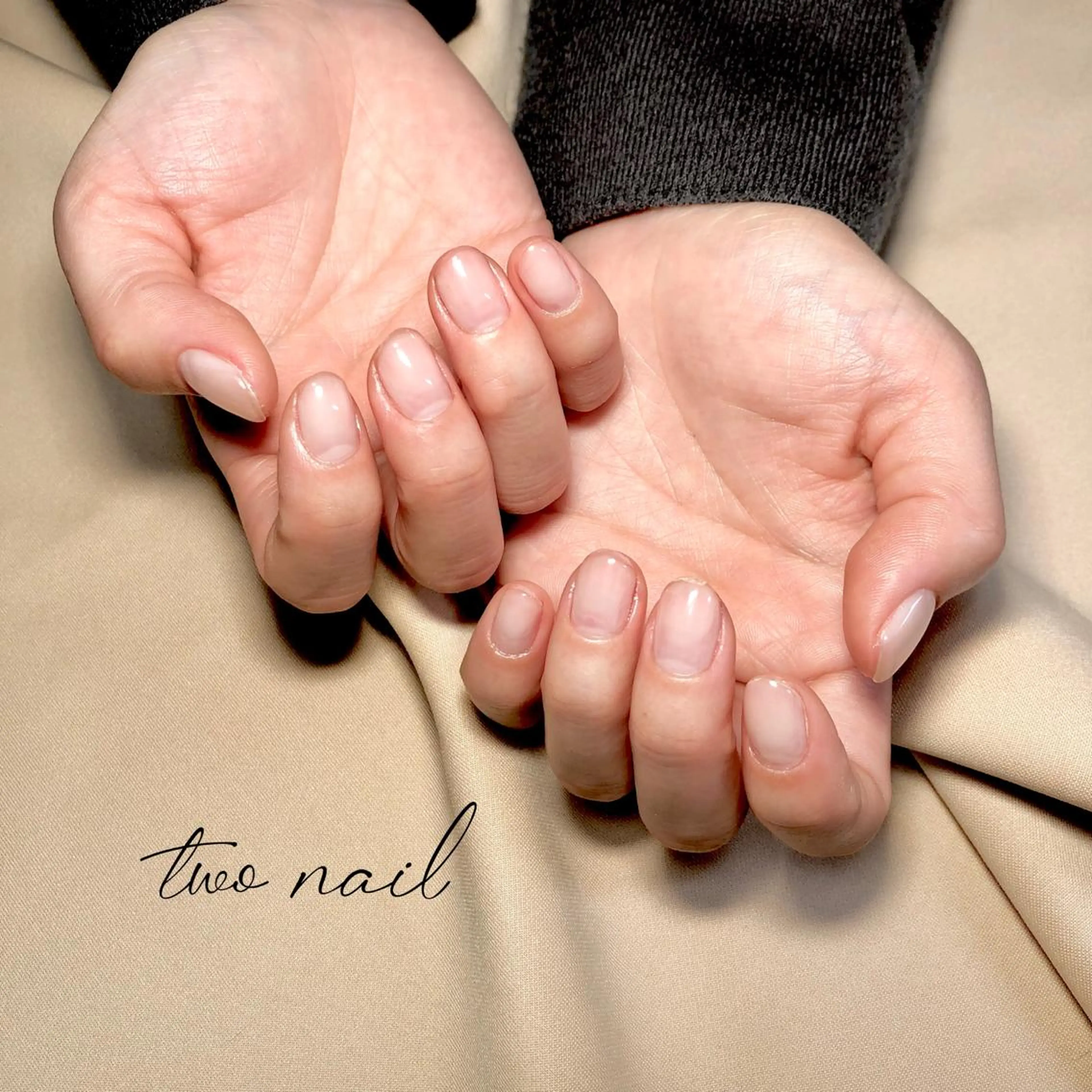 ネイル アートネイル フットネイル ハート ニュアンスネイル ホワイト ハンドネイル two nailのネイルデザイン