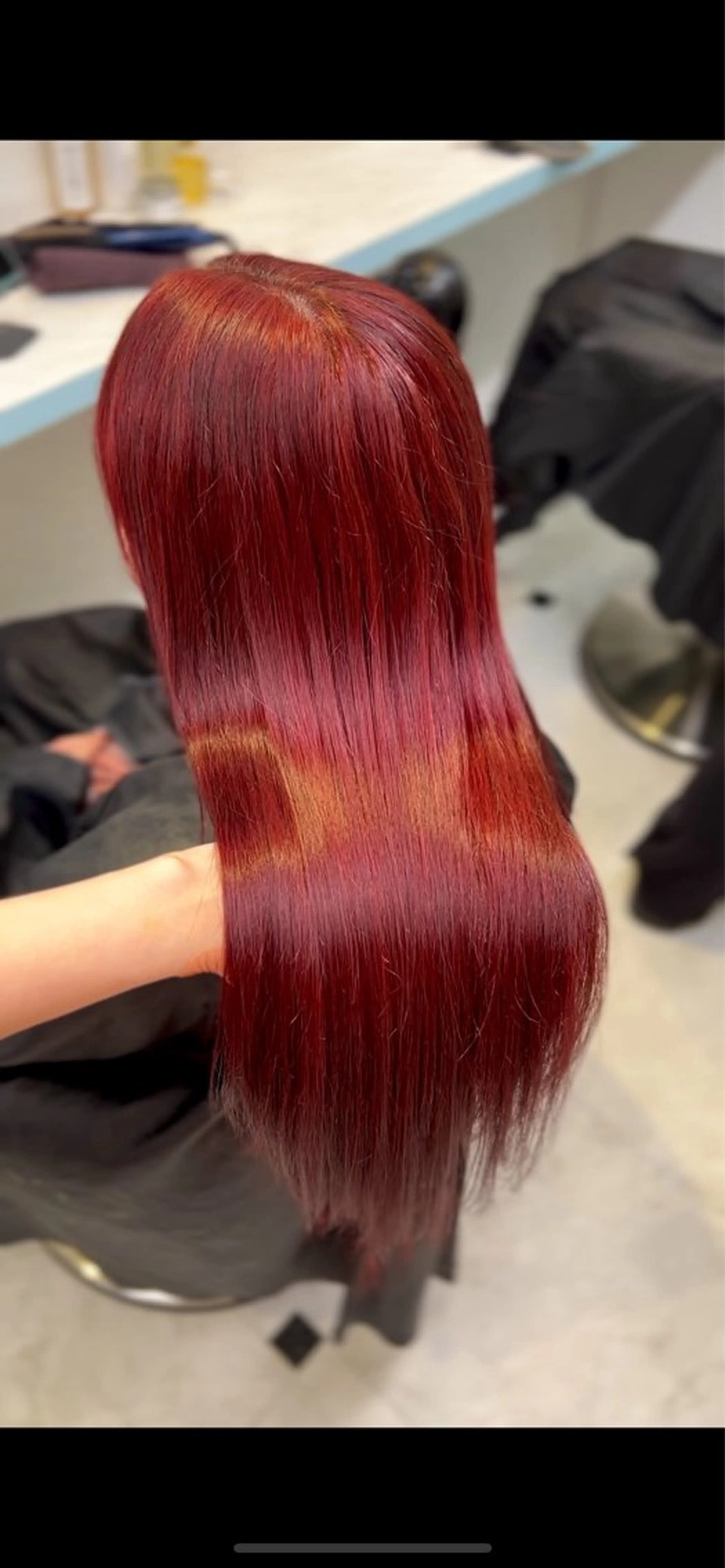 カラー ヘアカラー 🍒♡艶髪暖色カラー saaya♡🍒のヘアスタイル