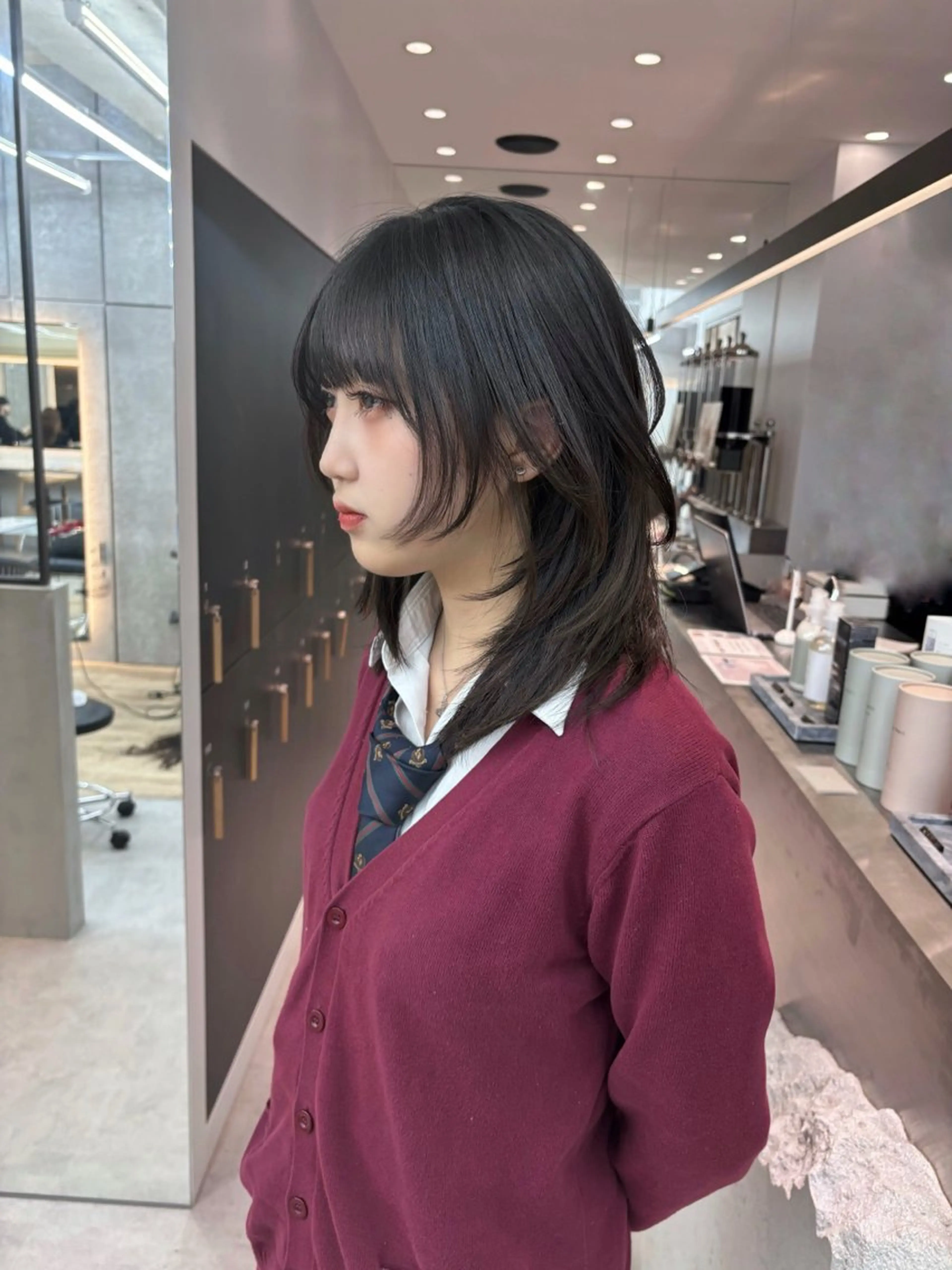 セミロング 髪質改善/縮毛矯正/ 韓国ヘア/矢野のヘアスタイル