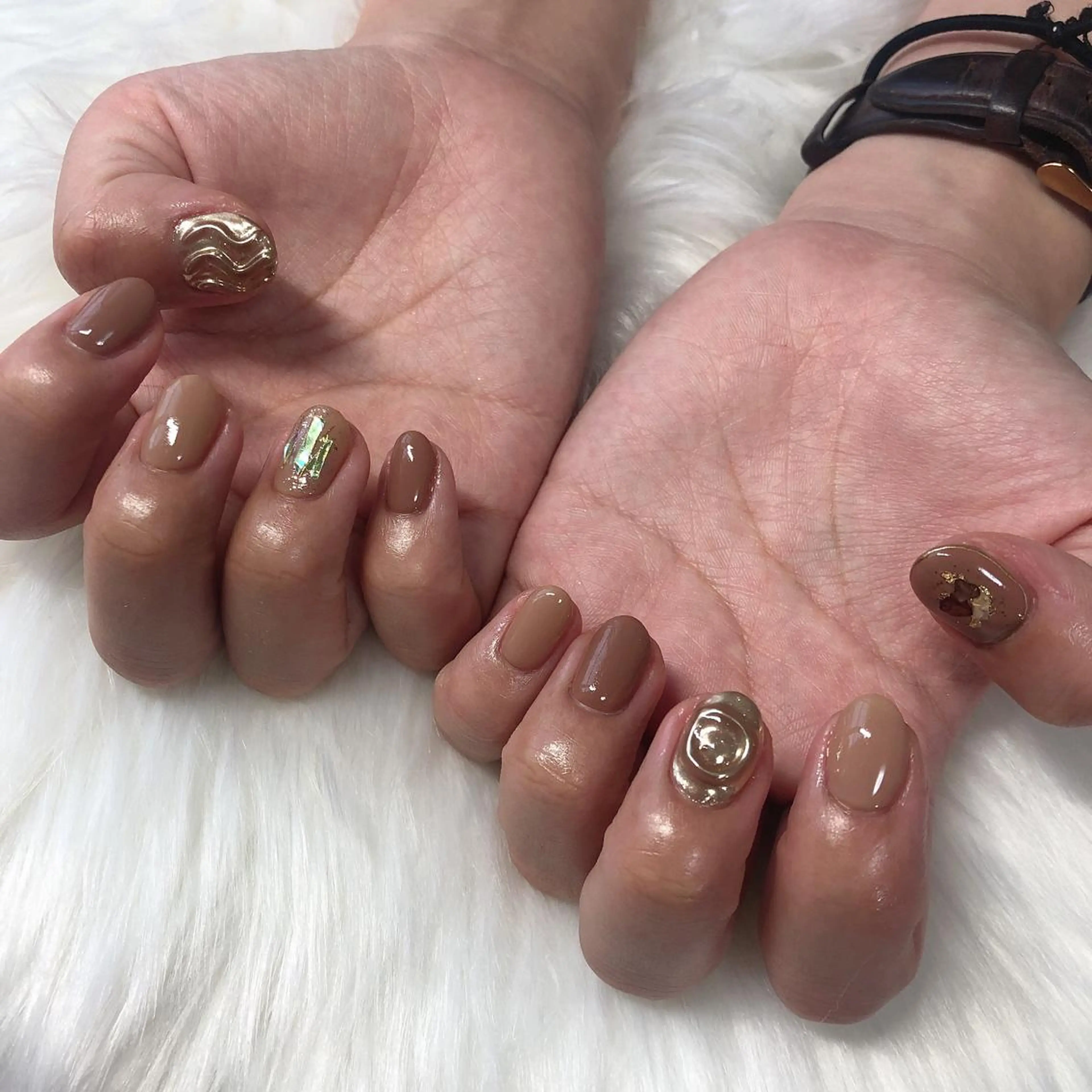 ネイル ハンドネイル 西岡 杏のネイルデザイン