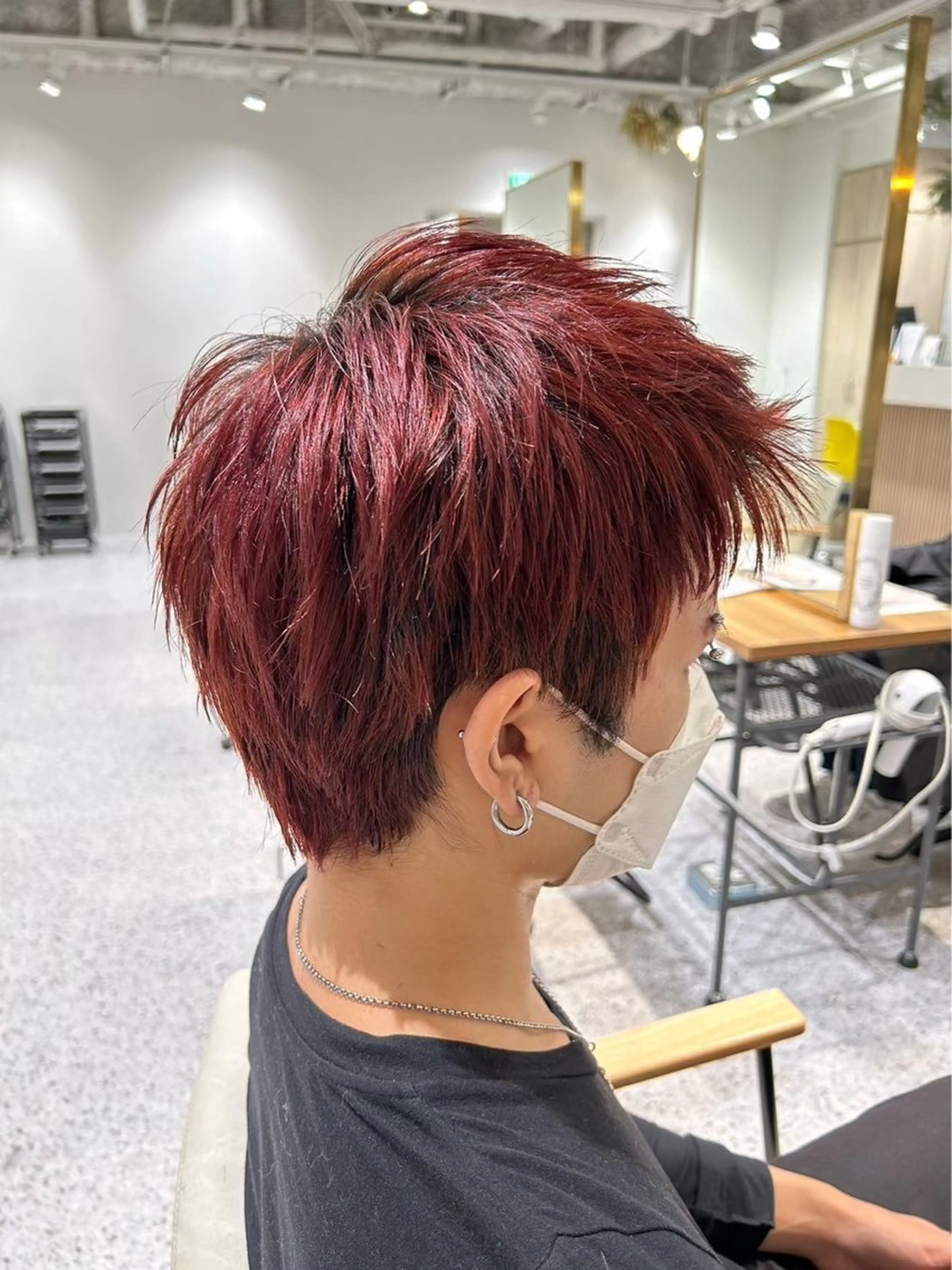 ショート メンズ ヘアカラー hair&eye🎀 /momoKaのマツエク・マツパデザイン