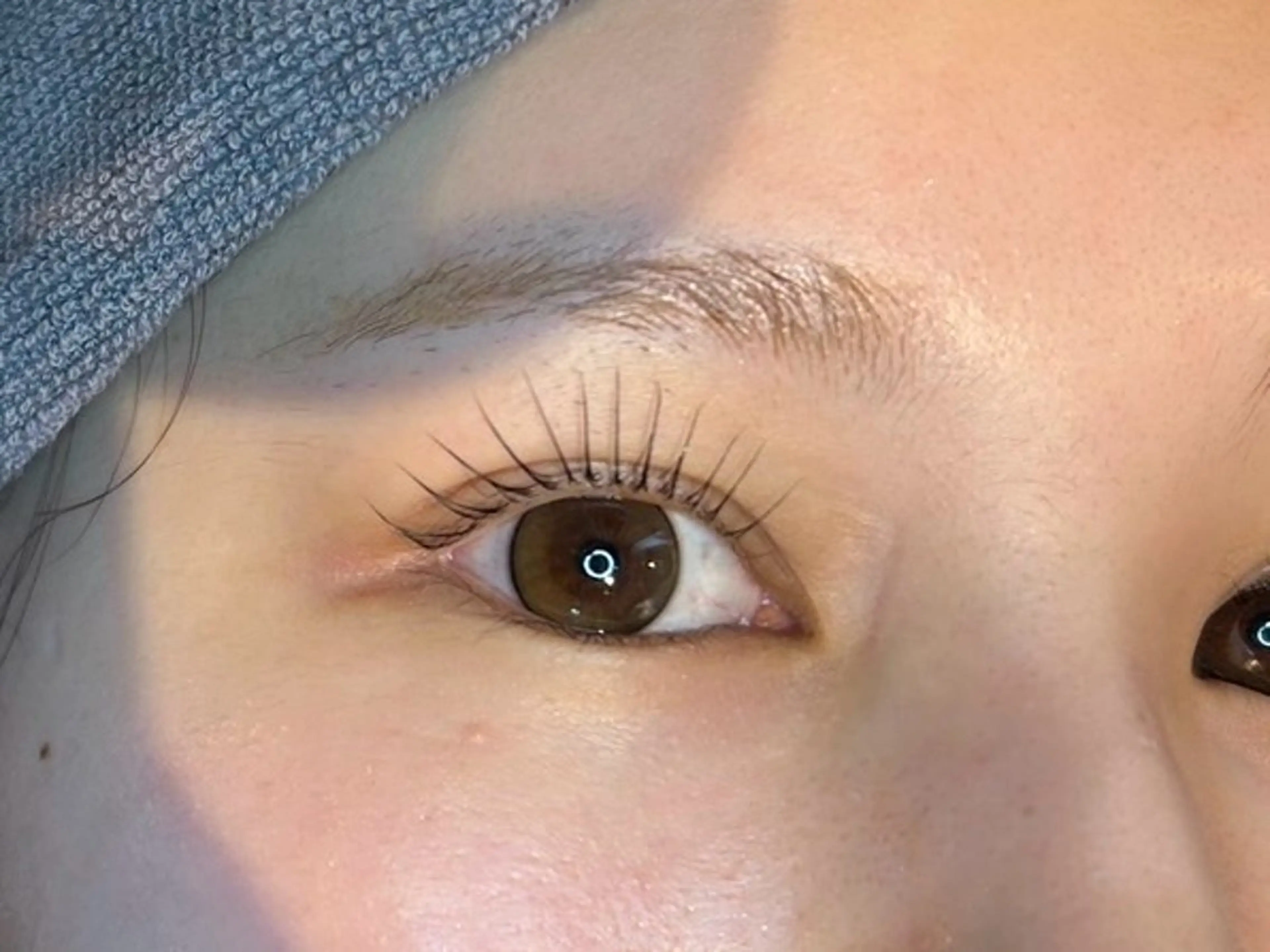 【豊富なデザイン♪】まつげパーマ上のみ（コーティング付き）×アイシャンプーの写真