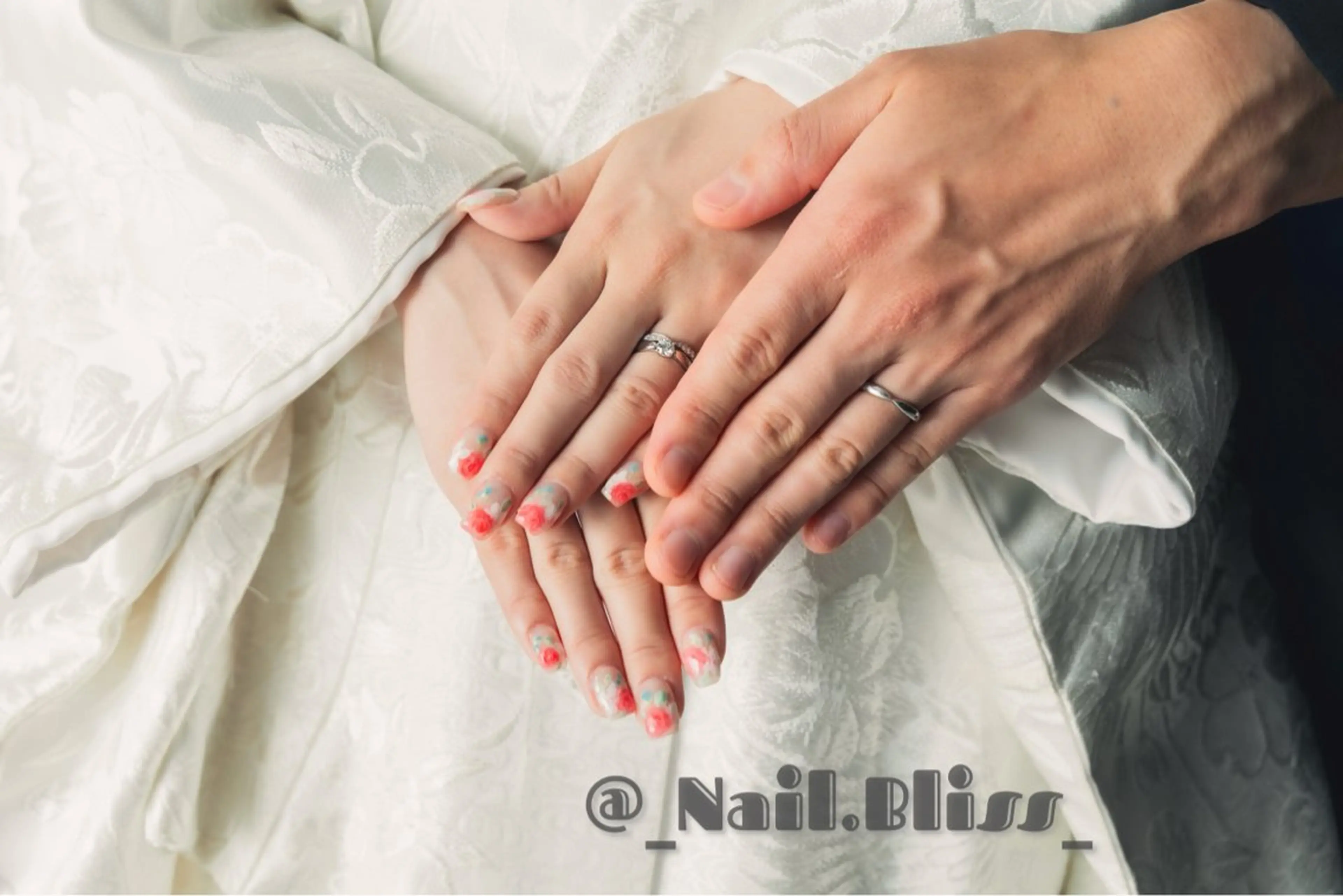 ネイル ブライダルネイル ハンドネイル NAIL BLISSのネイルデザイン