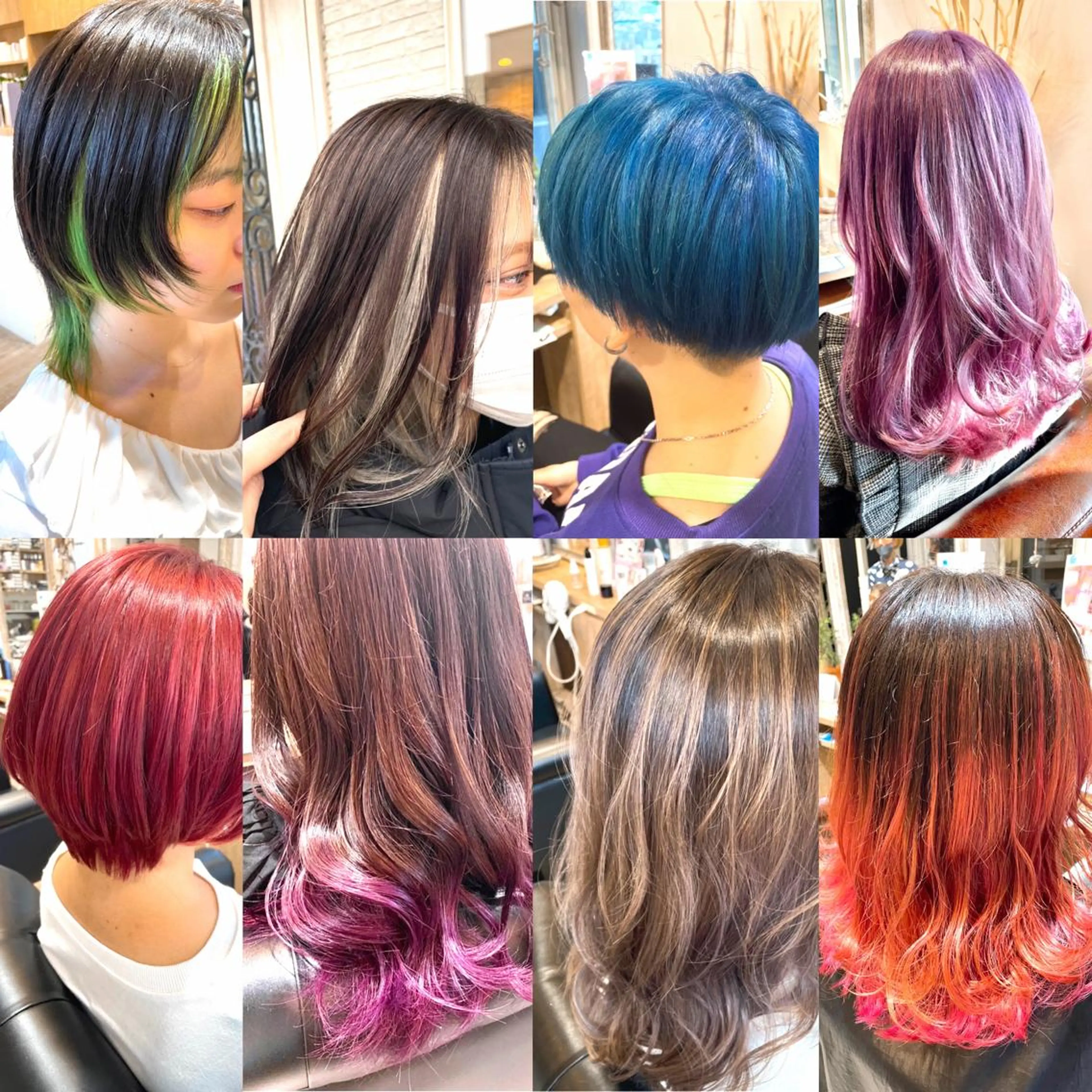 🌈カラーで迷ってる方はこちら！ダブルカラー⭐️ブリーチ&カラーの写真