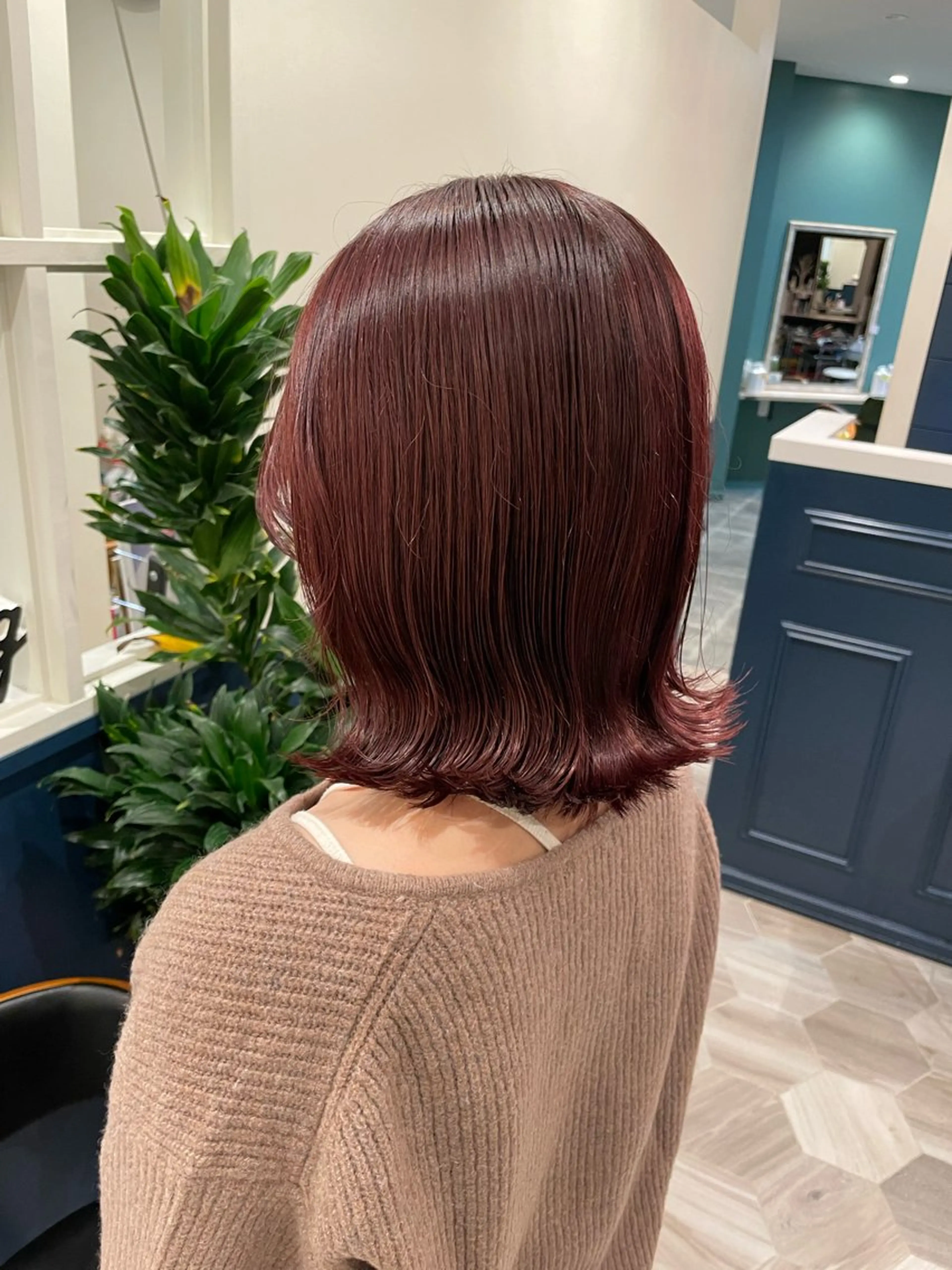 ミディアム カラー ヘアカラー トリートメント lag by  シゲルカットクラブ　神田久志本店所属・清原 佳乃のヘアスタイル