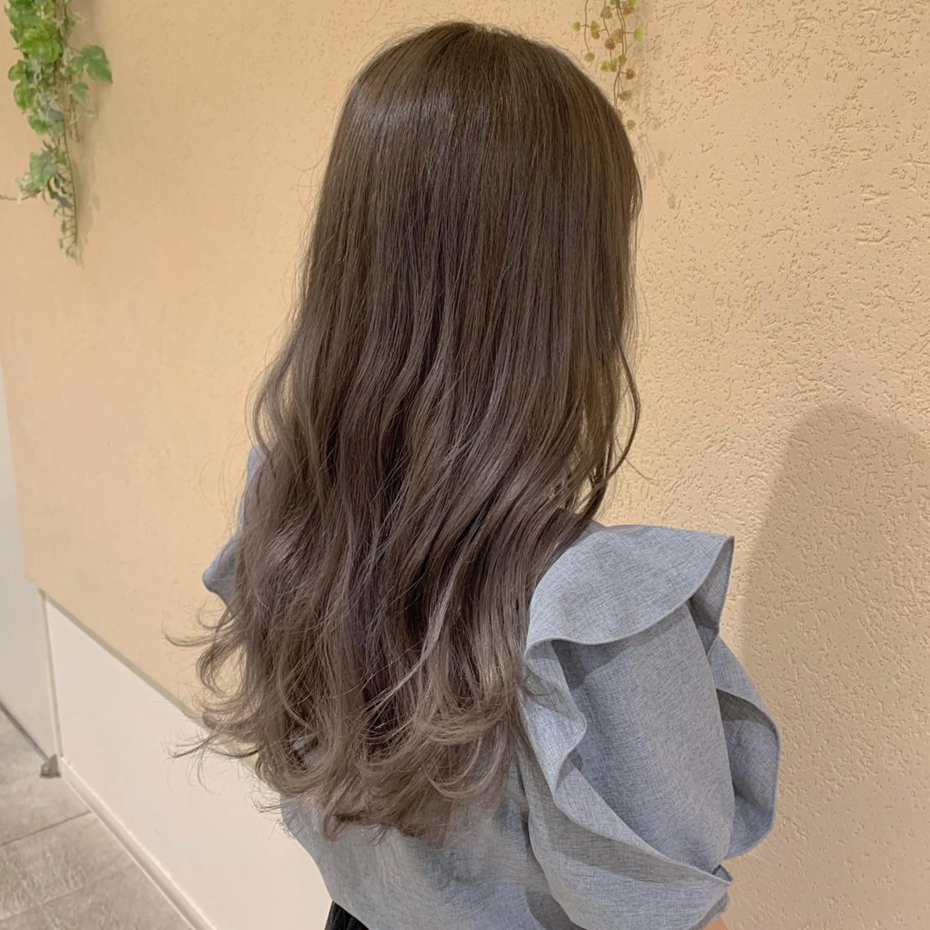 ロング カラー ベージュカラー ブリーチ ラベンダーカラー ラベンダーベージュ GO TODAY SHAiRE SALON所属・𝒢𝒾𝓇𝓁𝓎 ⑅　𝓎𝓊𝓀𝒶のヘアスタイル