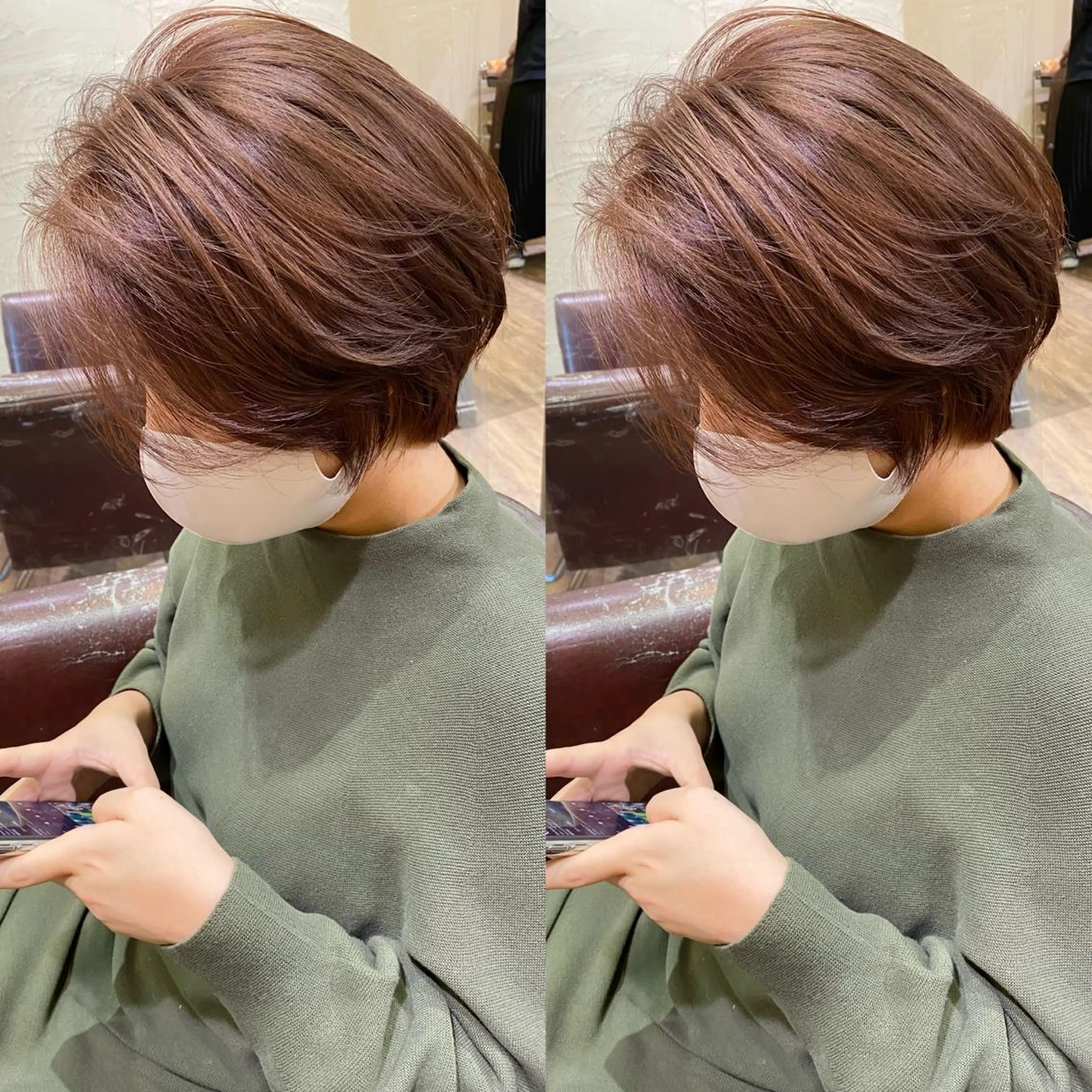 ショート カラー ⭐️横浜ブリーチ特化 美容師　堤涼⭐️のヘアスタイル