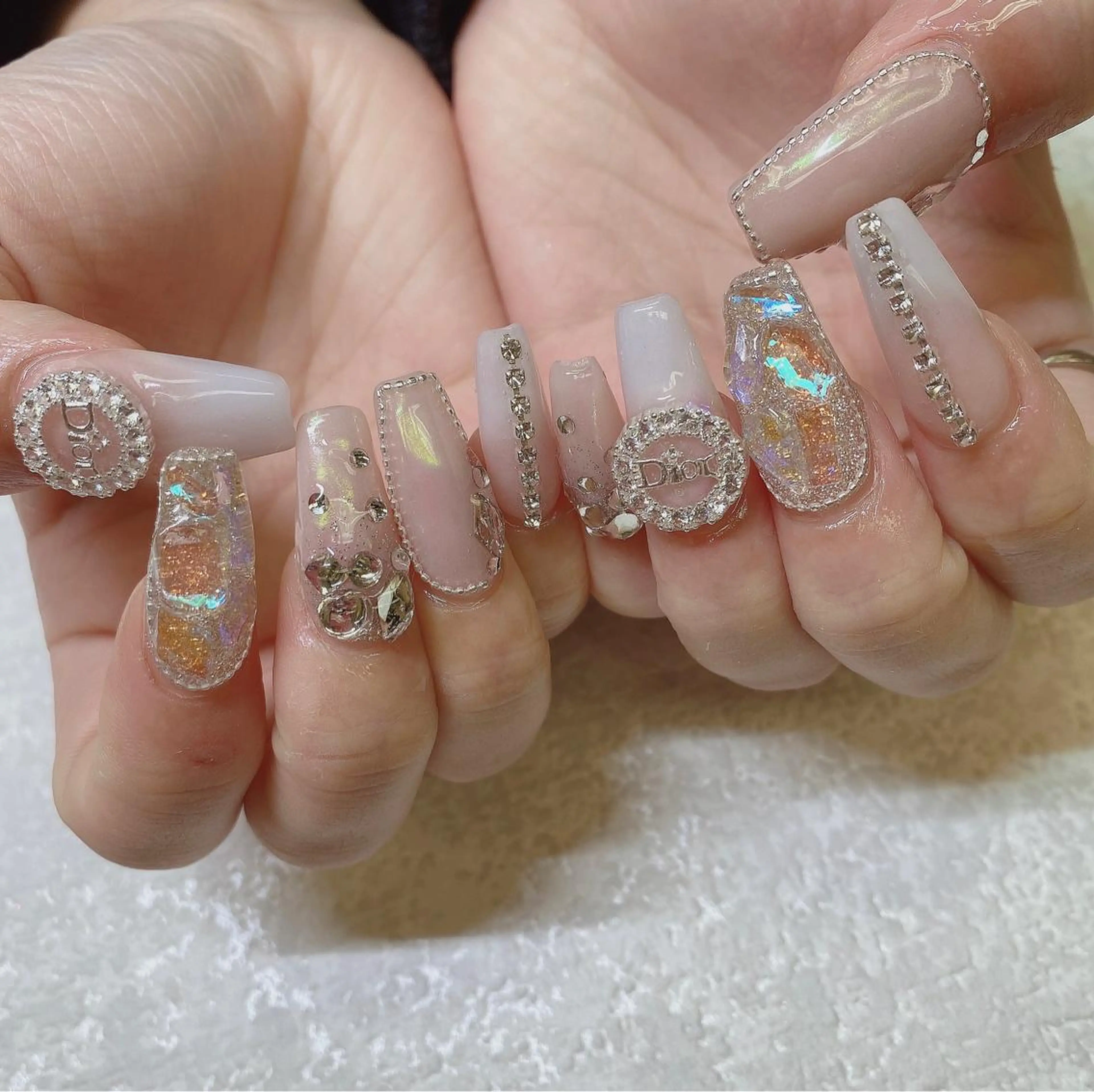 ミディアム ハンドネイル JNA認定講師🌸 RIEのネイルデザイン