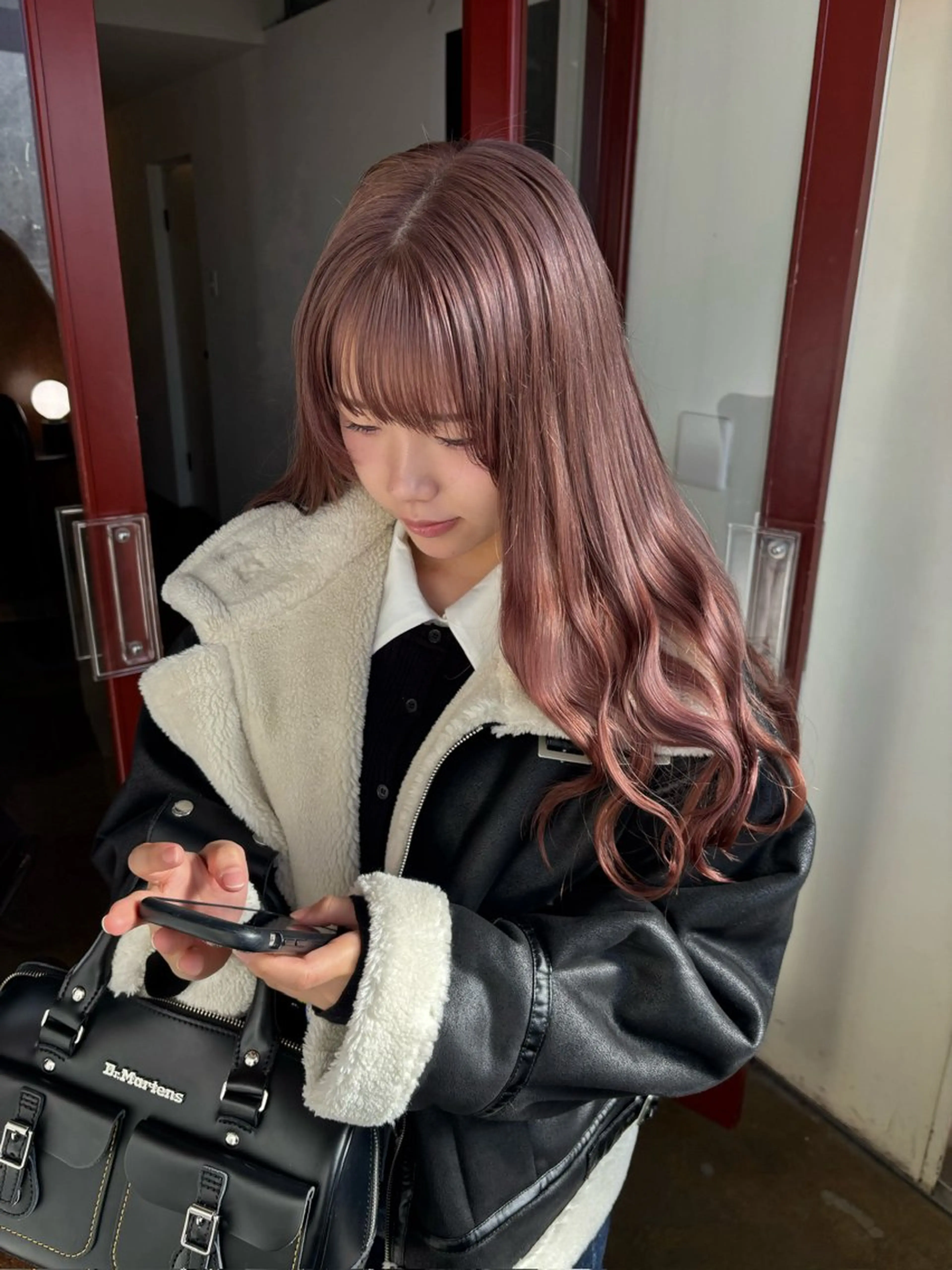 ロング カット ヘアカラー unit.所属・unit./ ReNnaのヘアスタイル