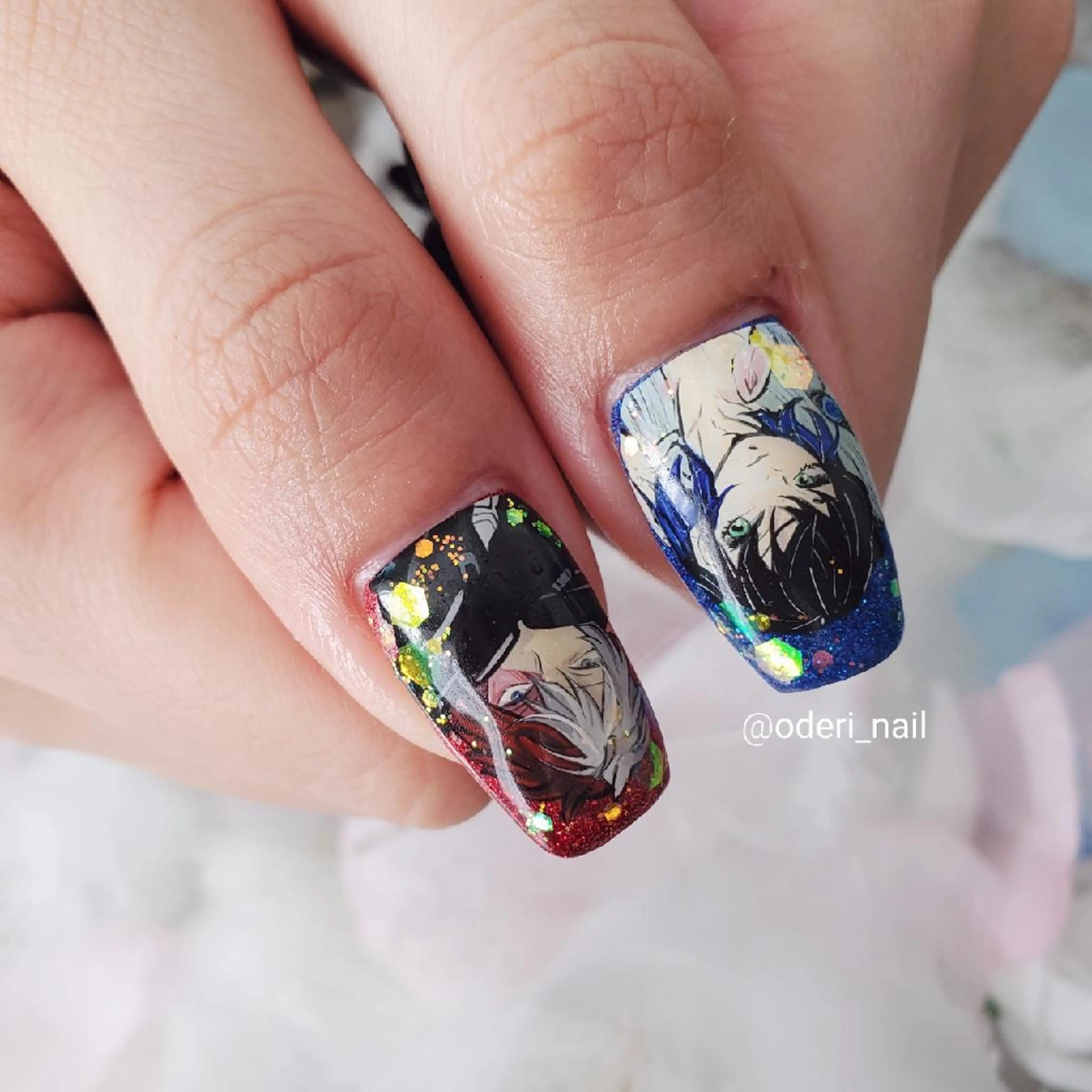 ネイル アートネイル ジェルネイル おで@ oderi_nailのネイルデザイン