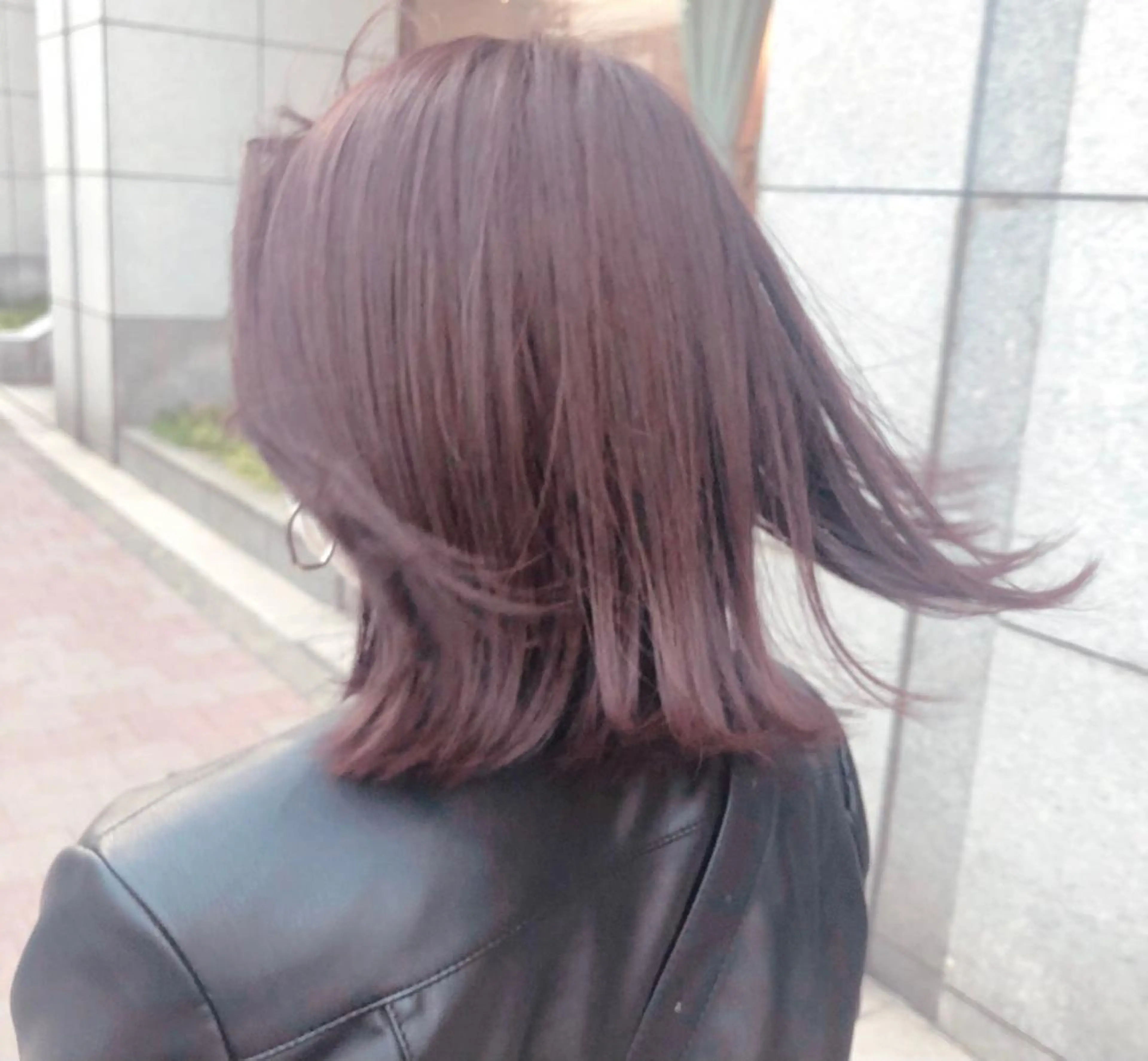 ミディアム カラー ピンクカラー バイオレットカラー ボブ 銀座◎ショートヘア kogaのヘアスタイル