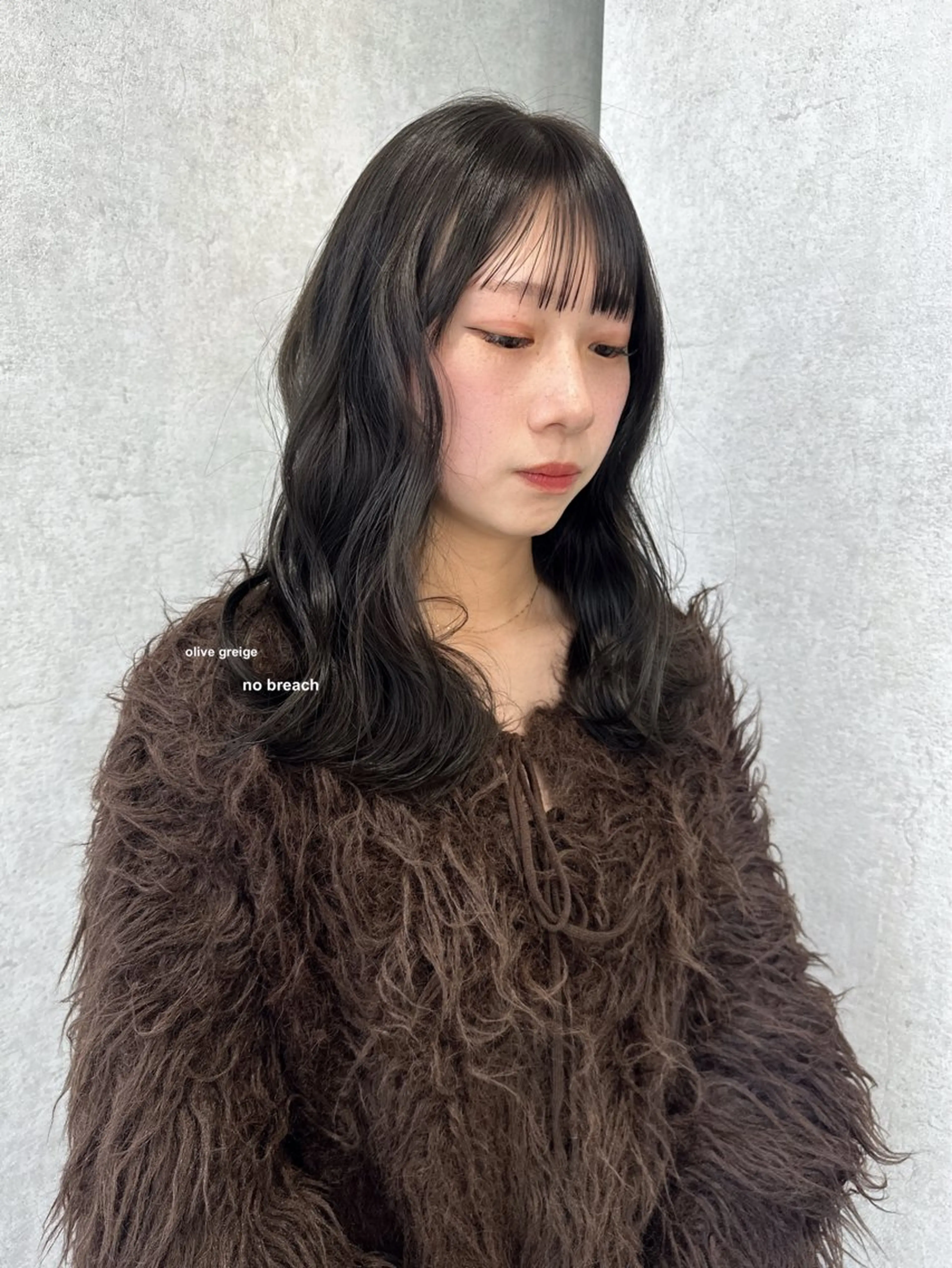 ロング カラー カット ヘアカラー トリートメント v-lab studio所属・韓国レイヤーカット/ 艶カラー/ noaのヘアスタイル