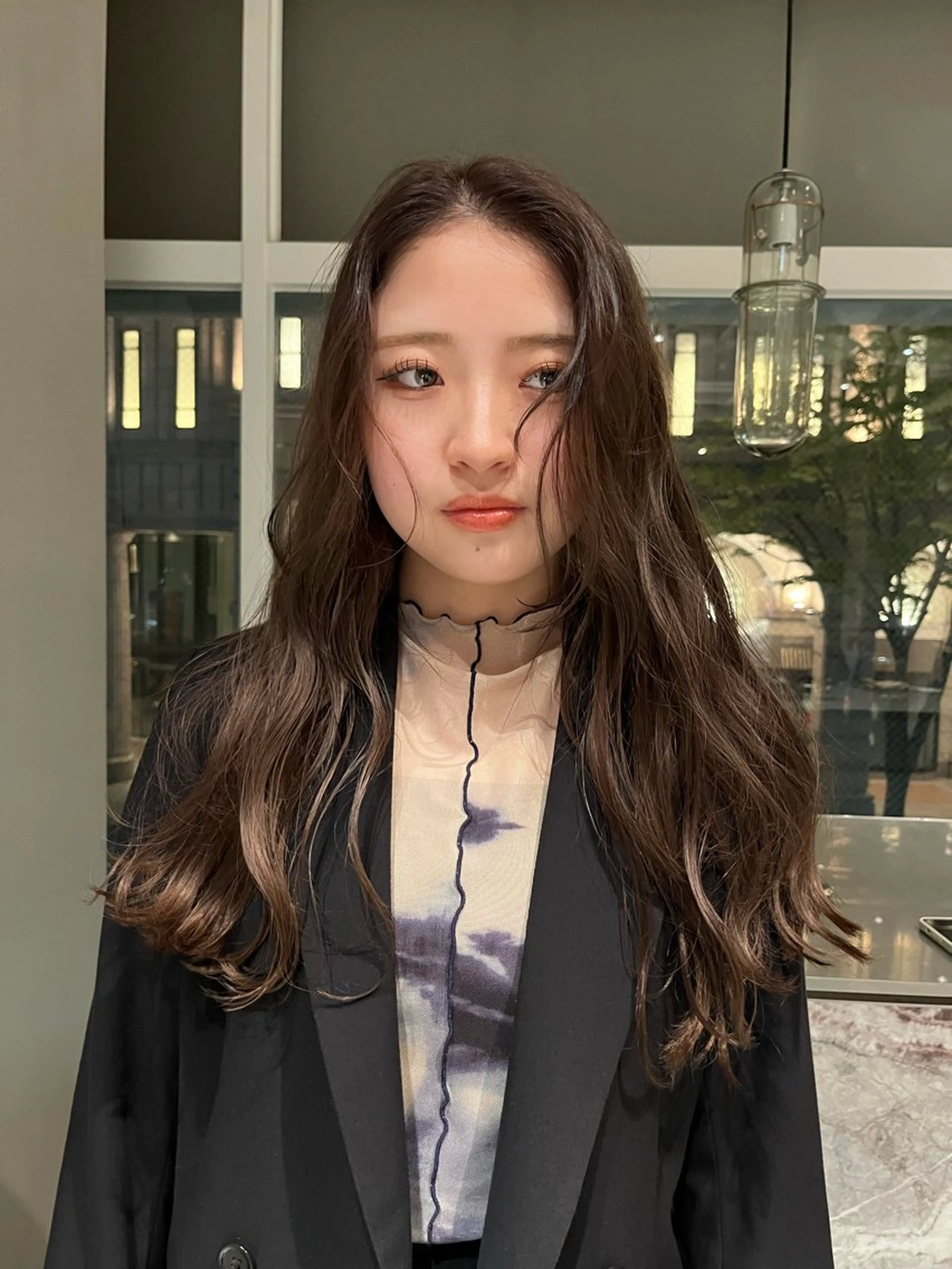 カラー 透明感カラー hishida akiho  🩰のヘアスタイル