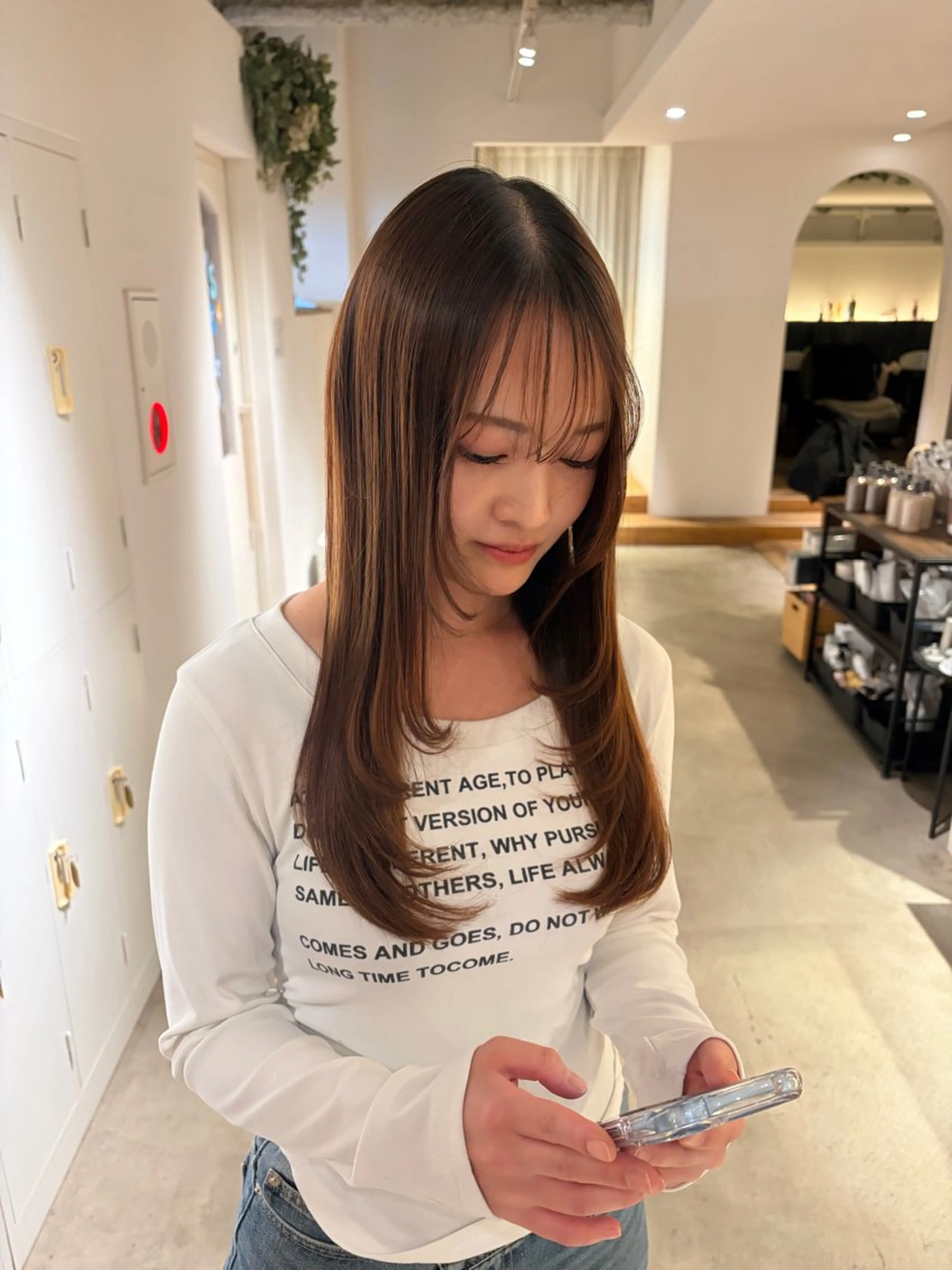 ロング 笹野 日麻莉のヘアスタイル