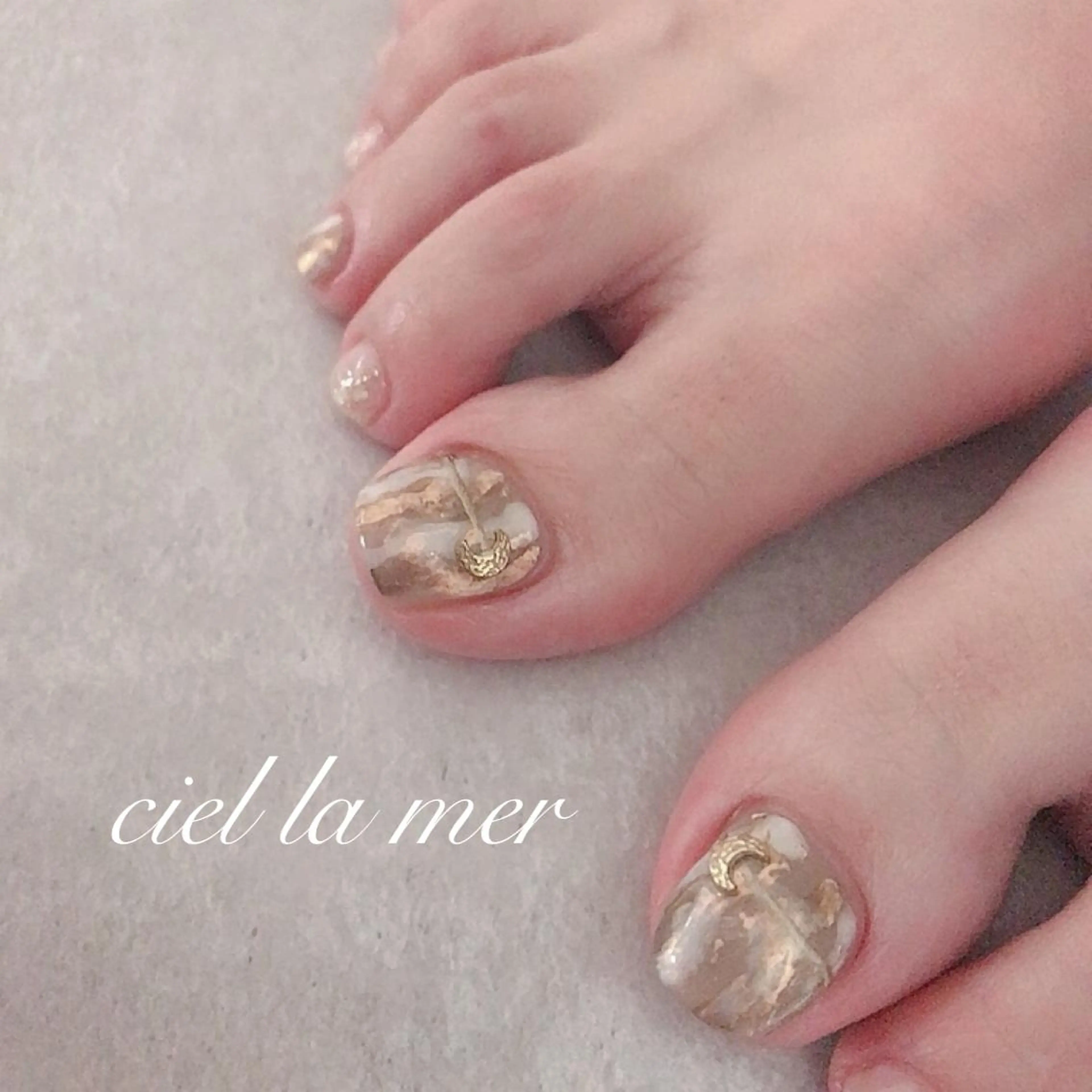 ネイル フットネイル ciel la merのネイルデザイン