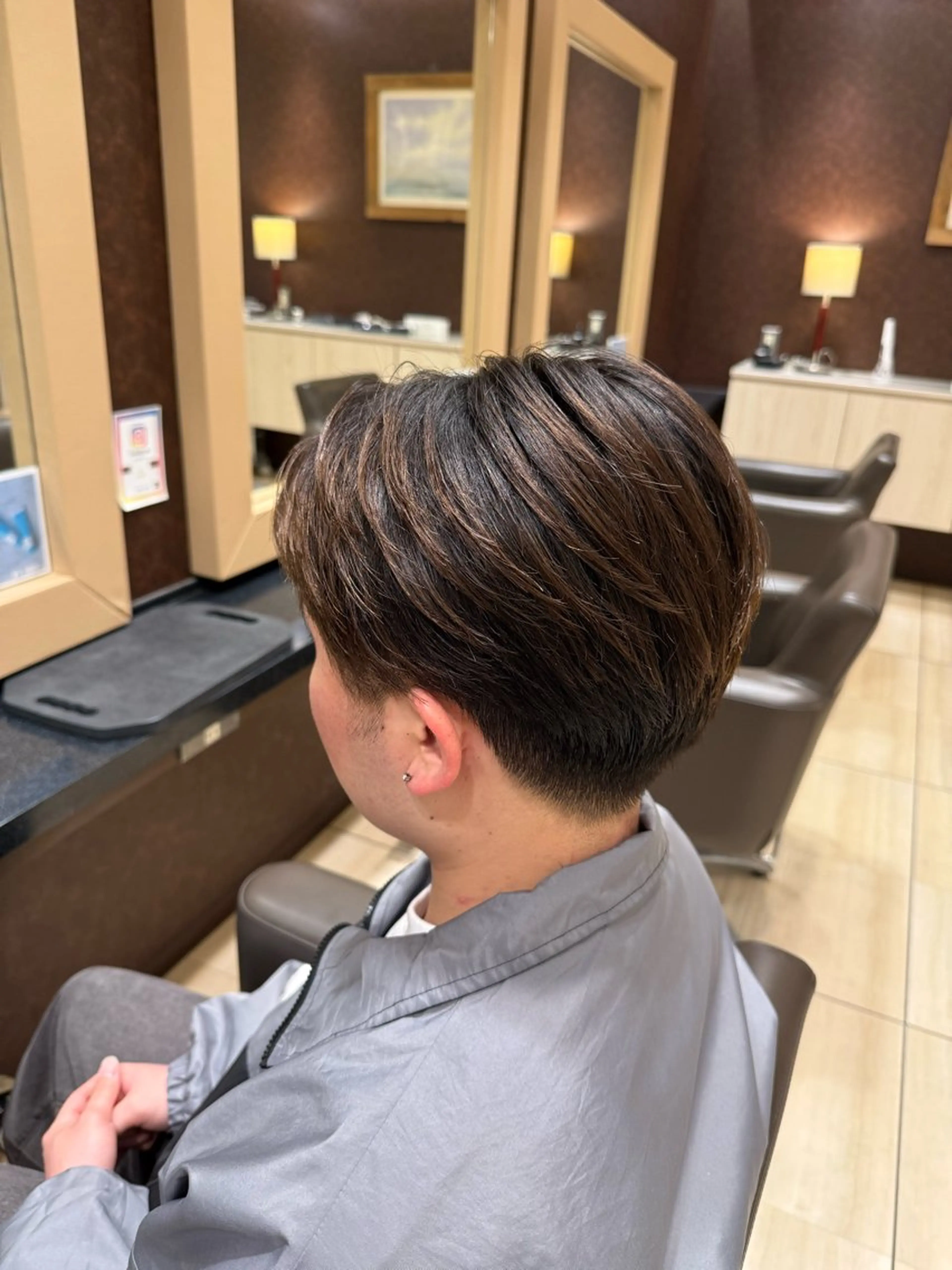 ショート メンズ マッシュ ツーブロック 刈り上げ ショートヘア SOFA hair make所属・渡辺 蛍のヘアスタイル