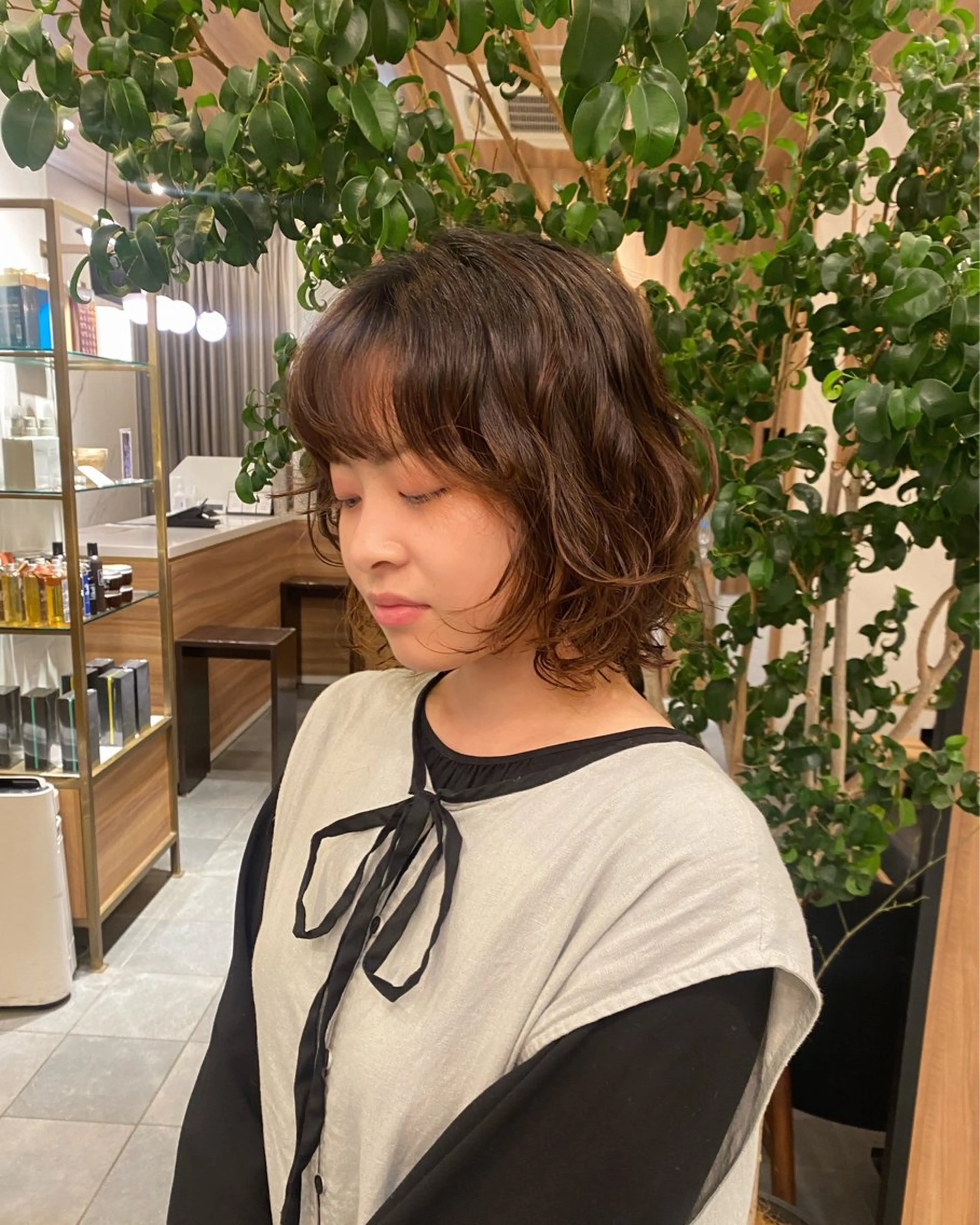 ショート カラー パーマ ヘアアレンジ レイヤー/メンズ🥑 マエダアズミ🥑のヘアスタイル