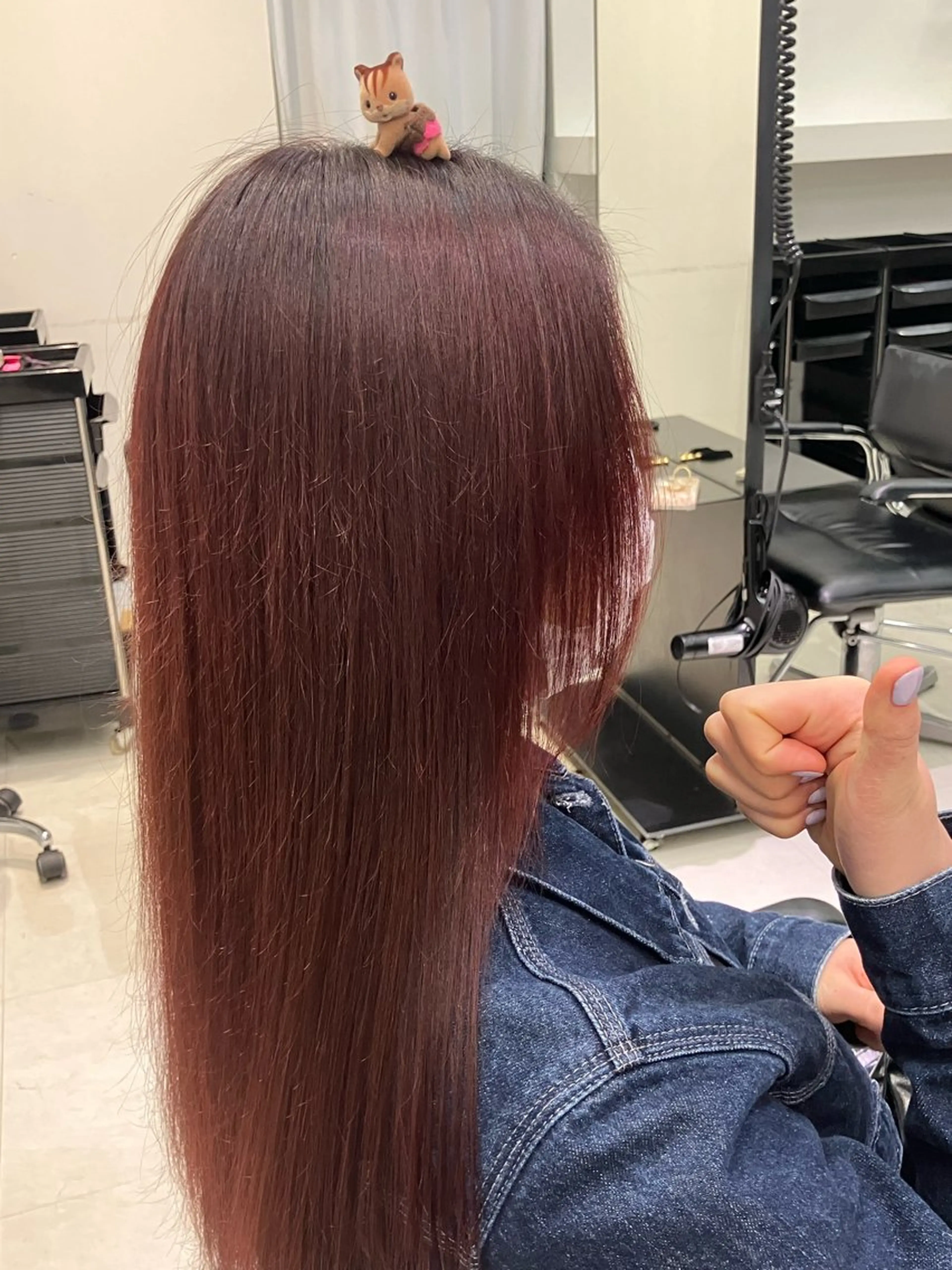 ロング カラー ヘアカラー トリートメント GO TODAY SHAIRE SALON原宿vita店舗所属・🩷完全マンツーマン 💖ASAHIのヘアスタイル